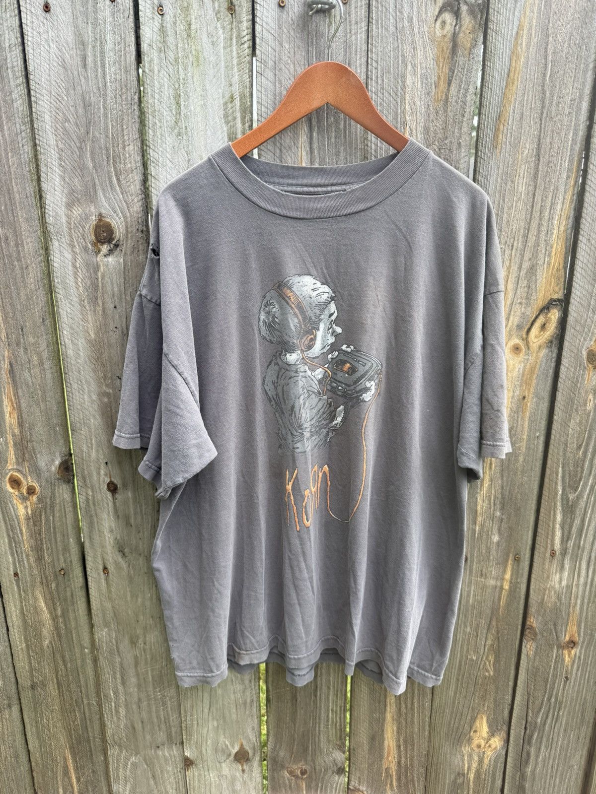Giant Vintage 90s Korn Follow The Leader Tee Shirt | Grailed