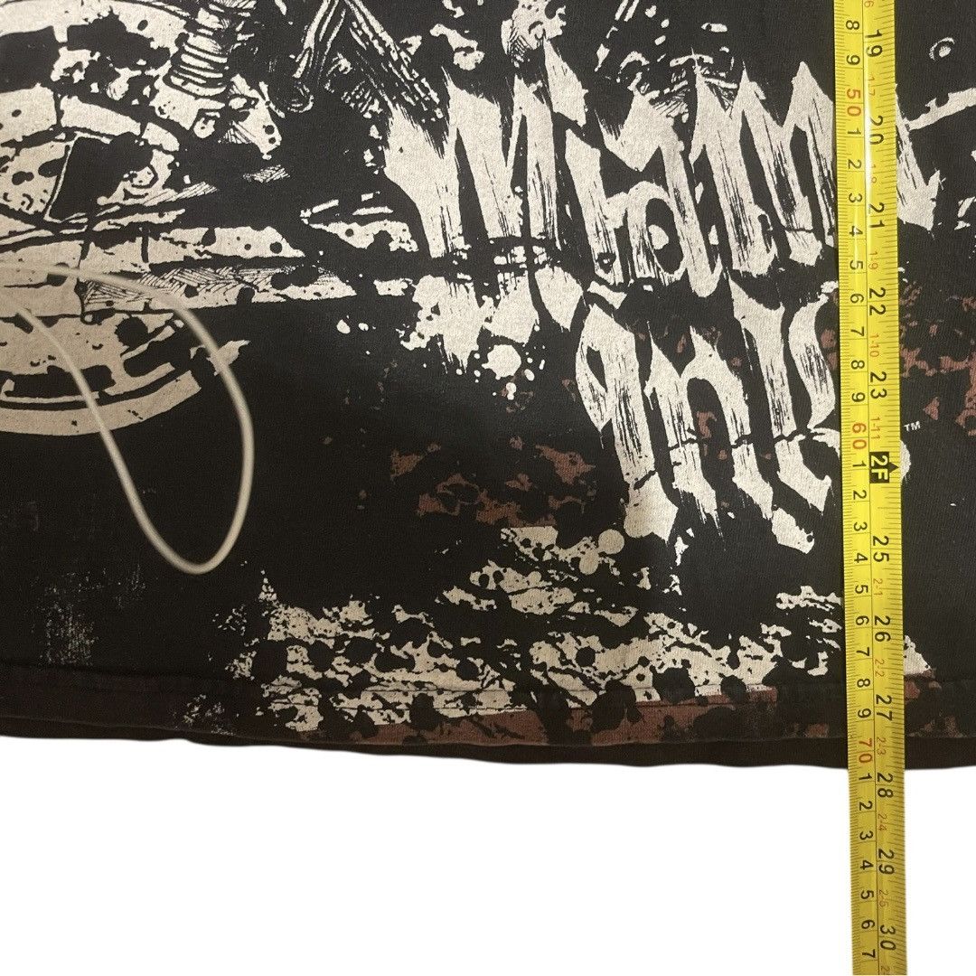 Vintage Vintage Black Y2K Miami Ink Skull Biker Men Tee Sz L Size US L / EU 52-54 / 3 - 4 Thumbnail