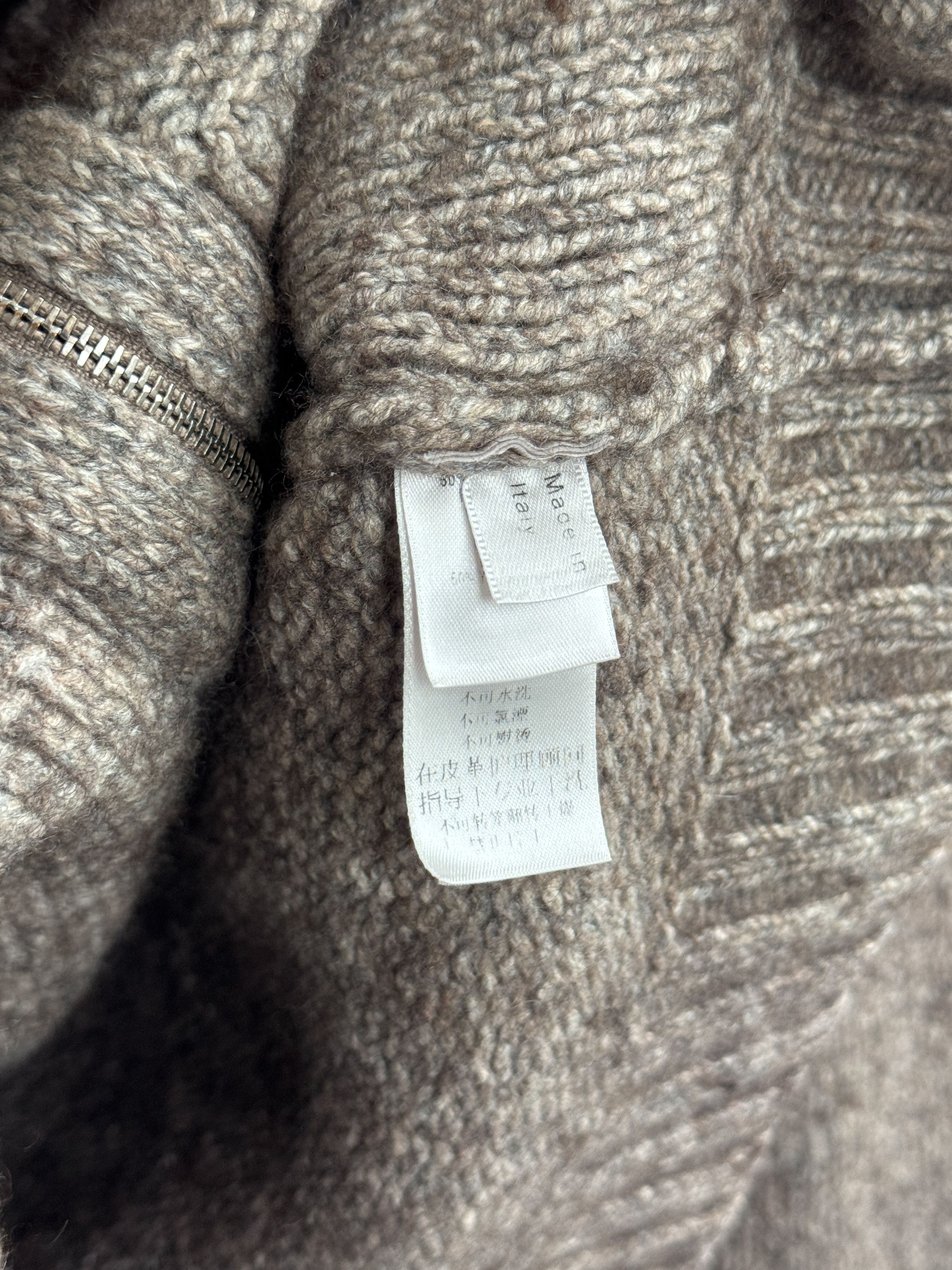 Ermenegildo Zegna Ermenegildo Zegna Full Zip Wool Sweater Size M / US 6-8 / IT 42-44 - 7 Thumbnail