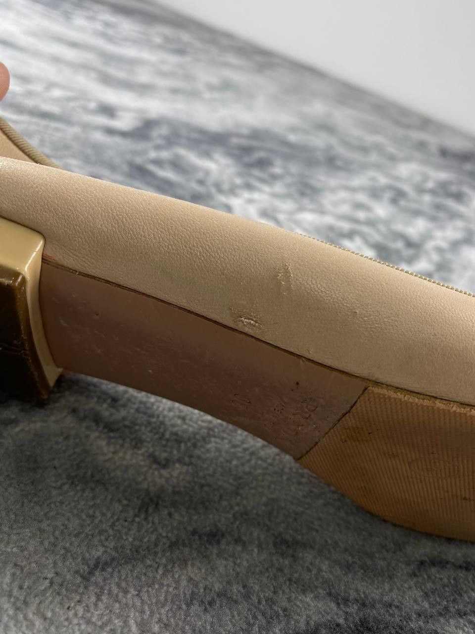 Prada Prada Quilted Bow Leather Ballet Flats Women Size 38 Beige Size US 8 / IT 38 - 7 Thumbnail