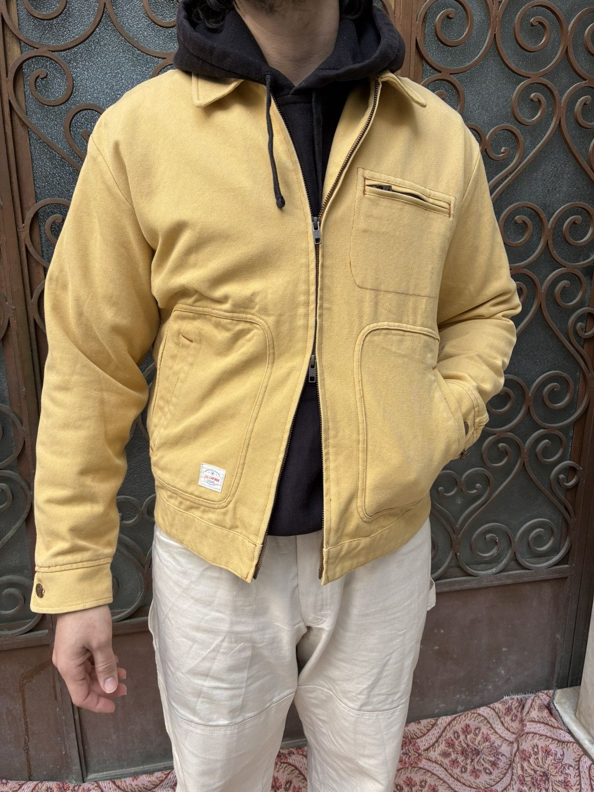 Aime Leon Dore AIMÉ LEON DORE TRAPUNTO CHORE JACKET IN RATTAN PALE YELLOW Size US M / EU 48-50 / 2 - 4 Thumbnail