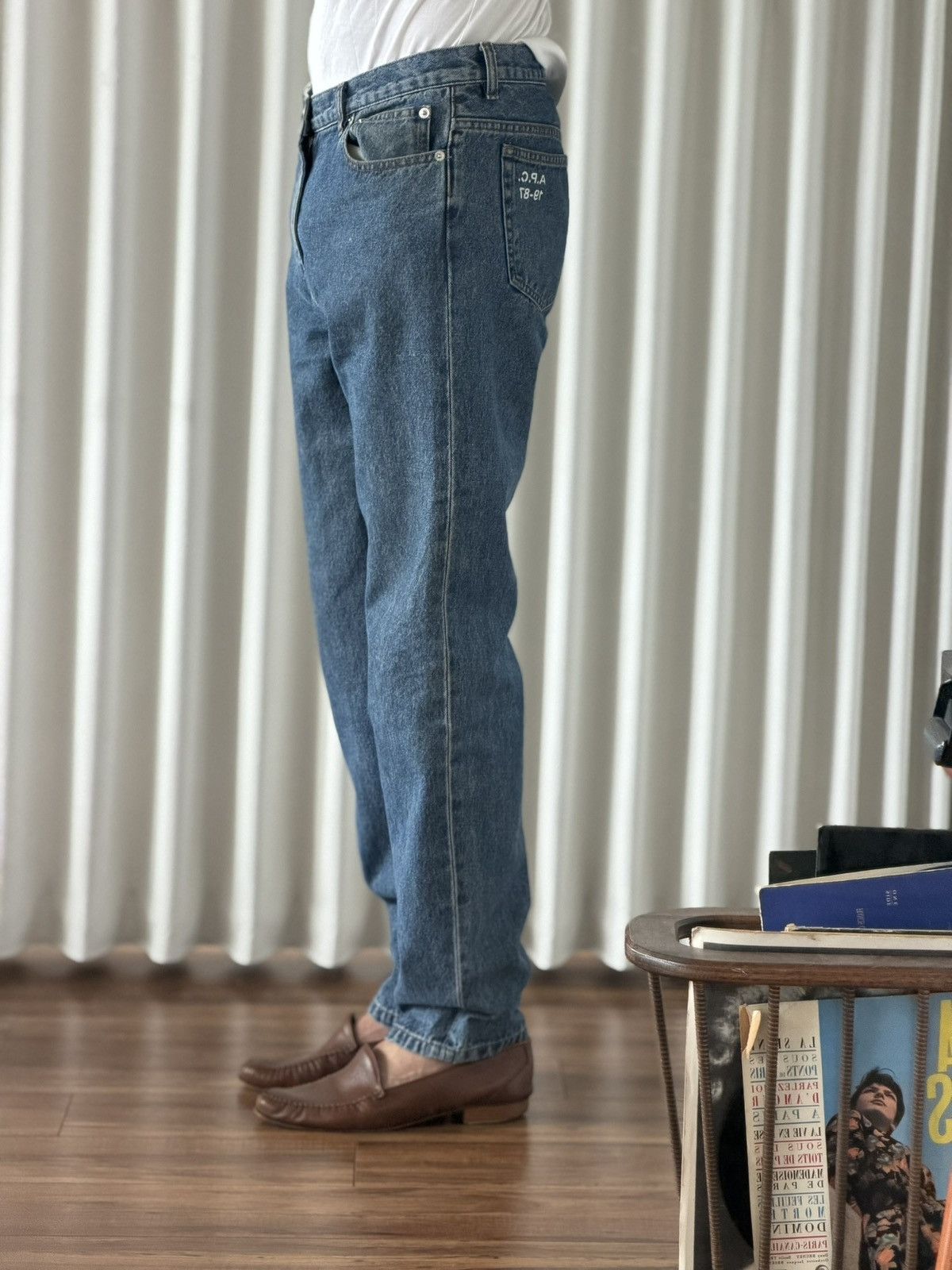 A.P.C. A.P.C. Martin Blue Denim Jeans (Size 30) Size US 30 / EU 46 - 2 Thumbnail