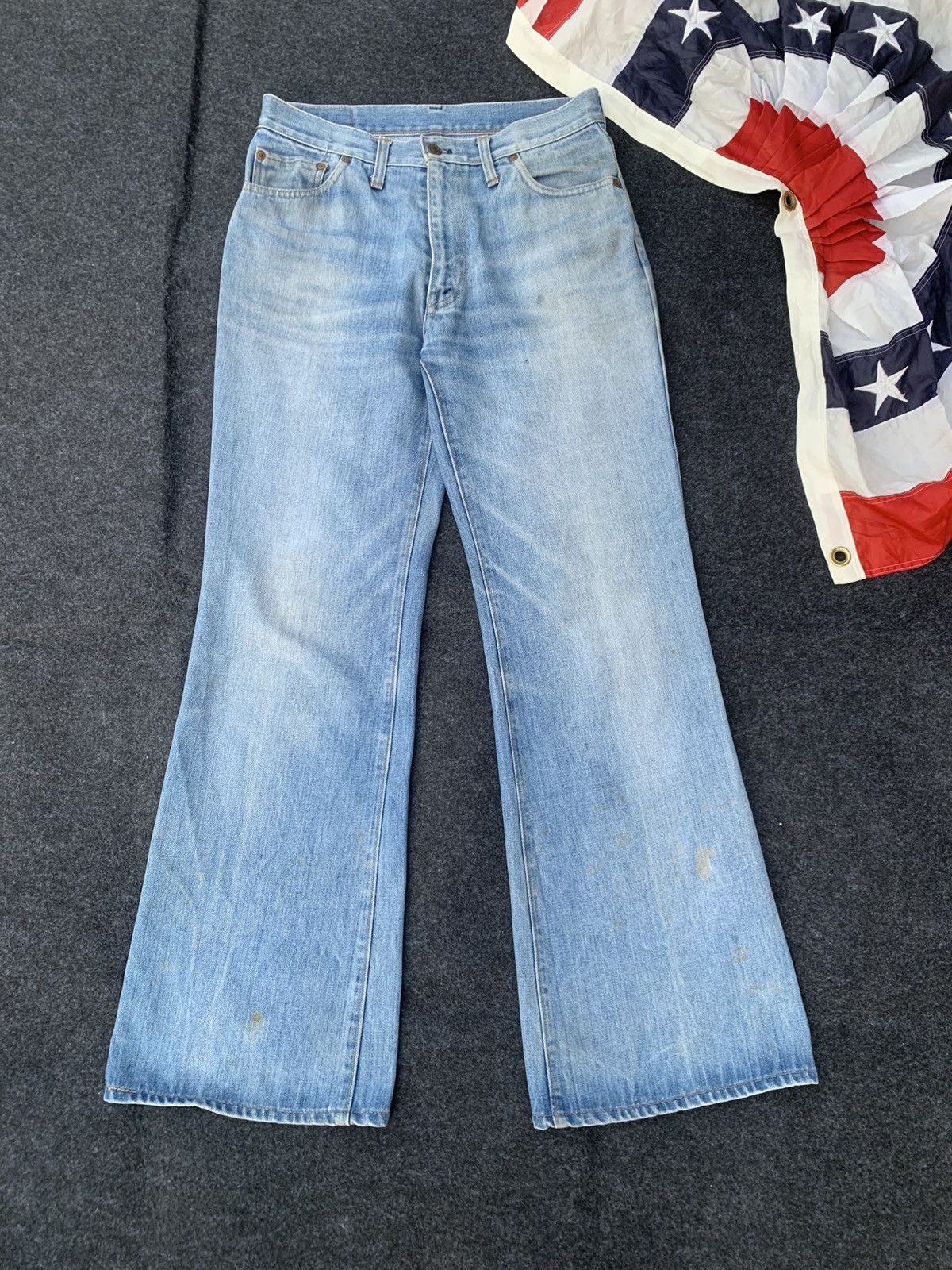 Vintage Vintage 60s Bootcut Big stone.zip talon 42. Size US 30 / EU 46 - 1 Thumbnail