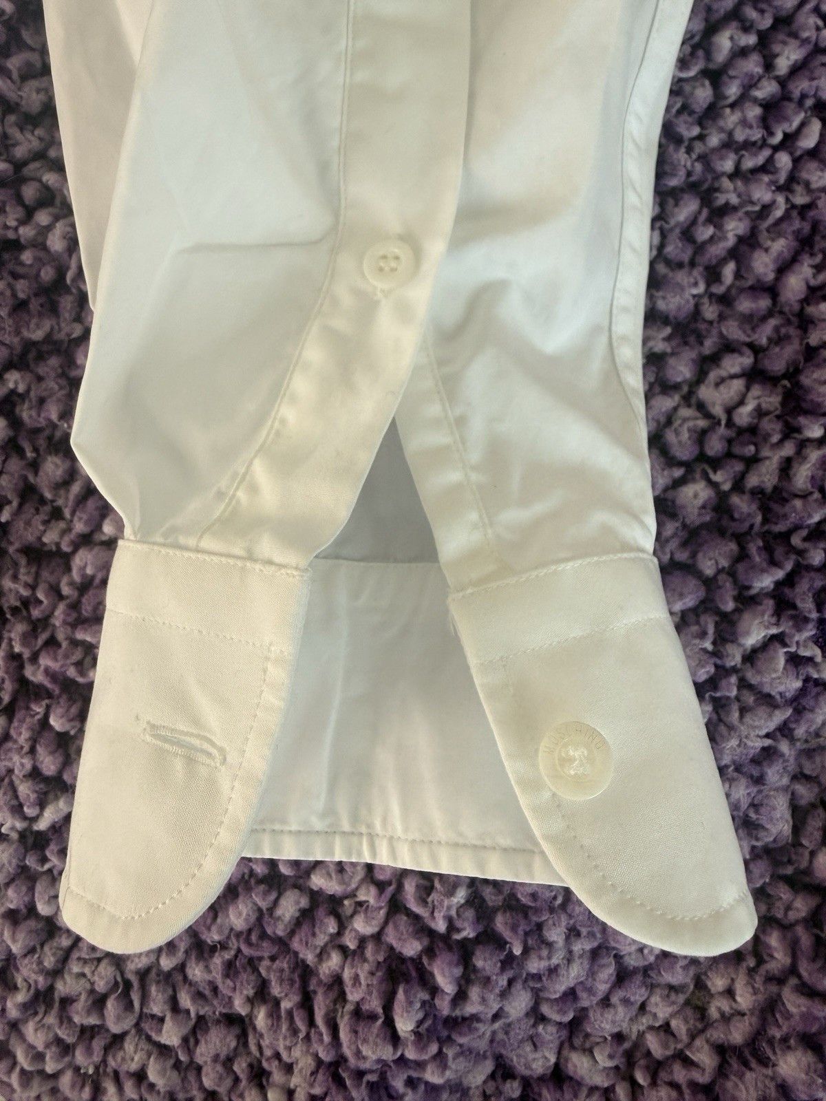 Moschino Couture White Long Sleeve Cotton Shirt Prism Logo Size 41/16 Size US L / EU 52-54 / 3 - 7 Thumbnail