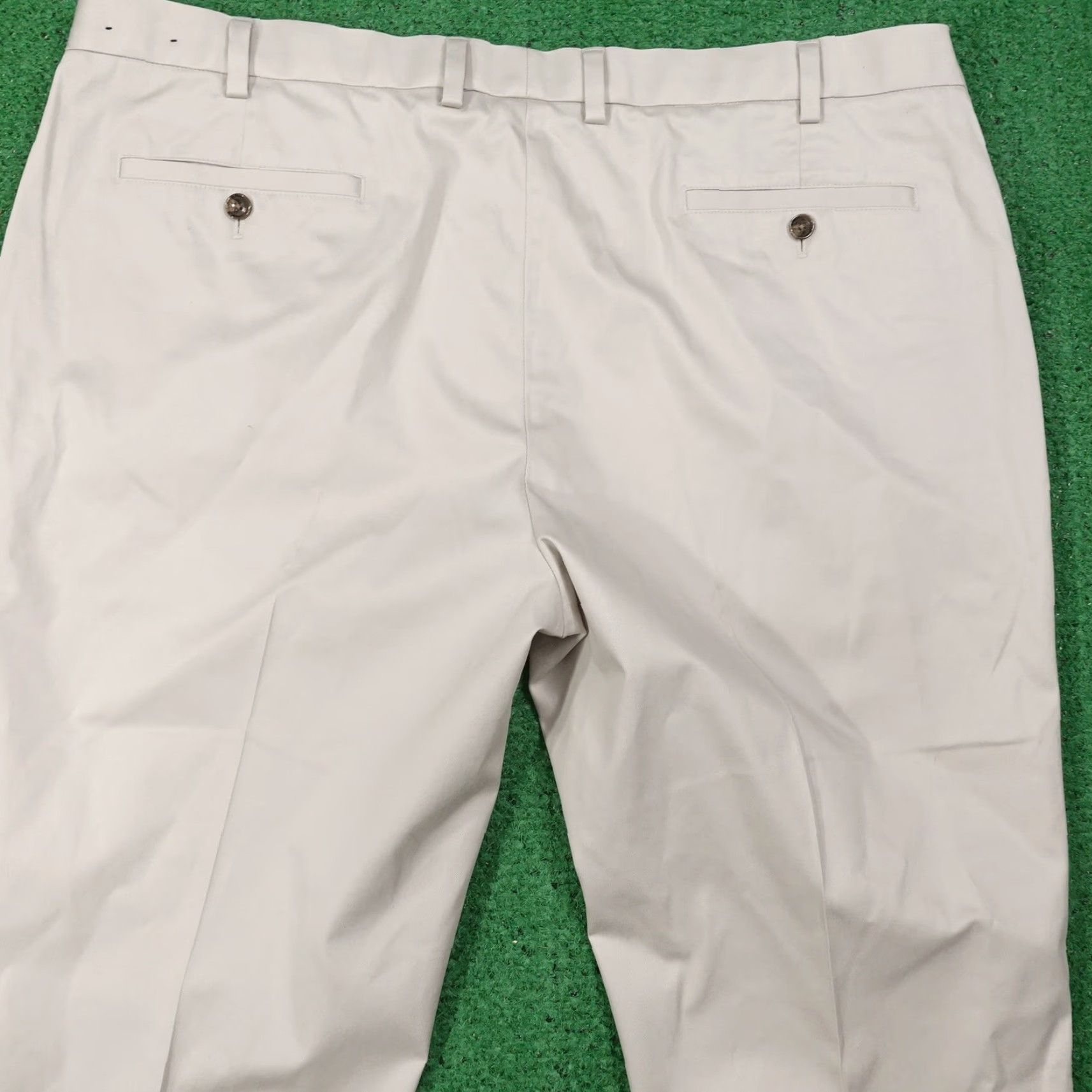 Brooks Brothers Brooks Brothers Pants Mens Chino Regular 42x30 Beige Lightweight Stretch Flat Front Business Casual Size US 42 / EU 58 - 5 Thumbnail