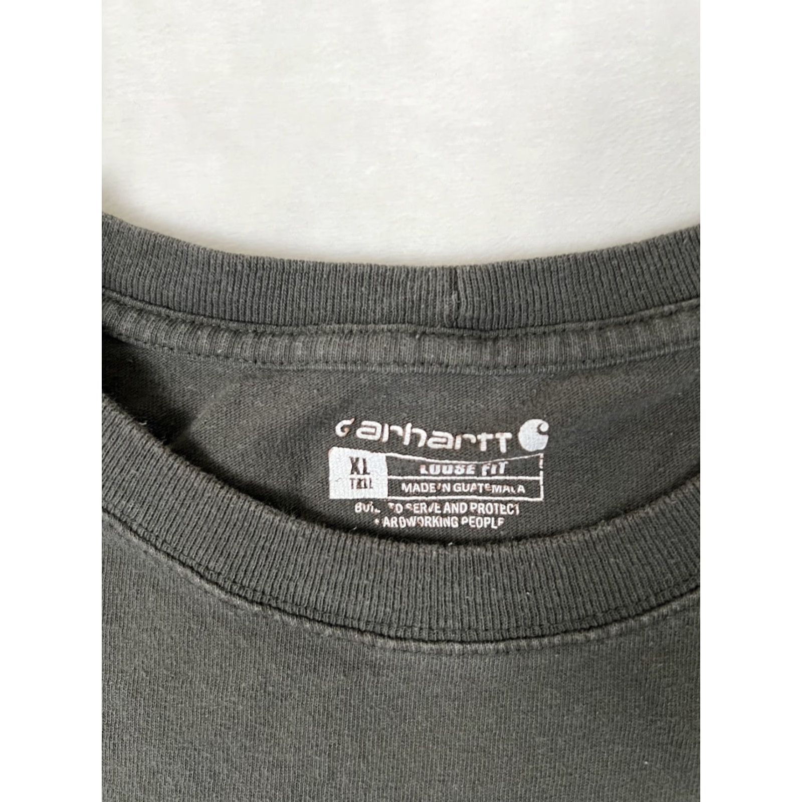Carhartt VINTAGE Carhartt Green Pocket Tee T-Shirt Size XL Tall Loose Fit Grunge 90s Classic Pockets Men K87 Size US XL / EU 56 / 4 - 4 Thumbnail