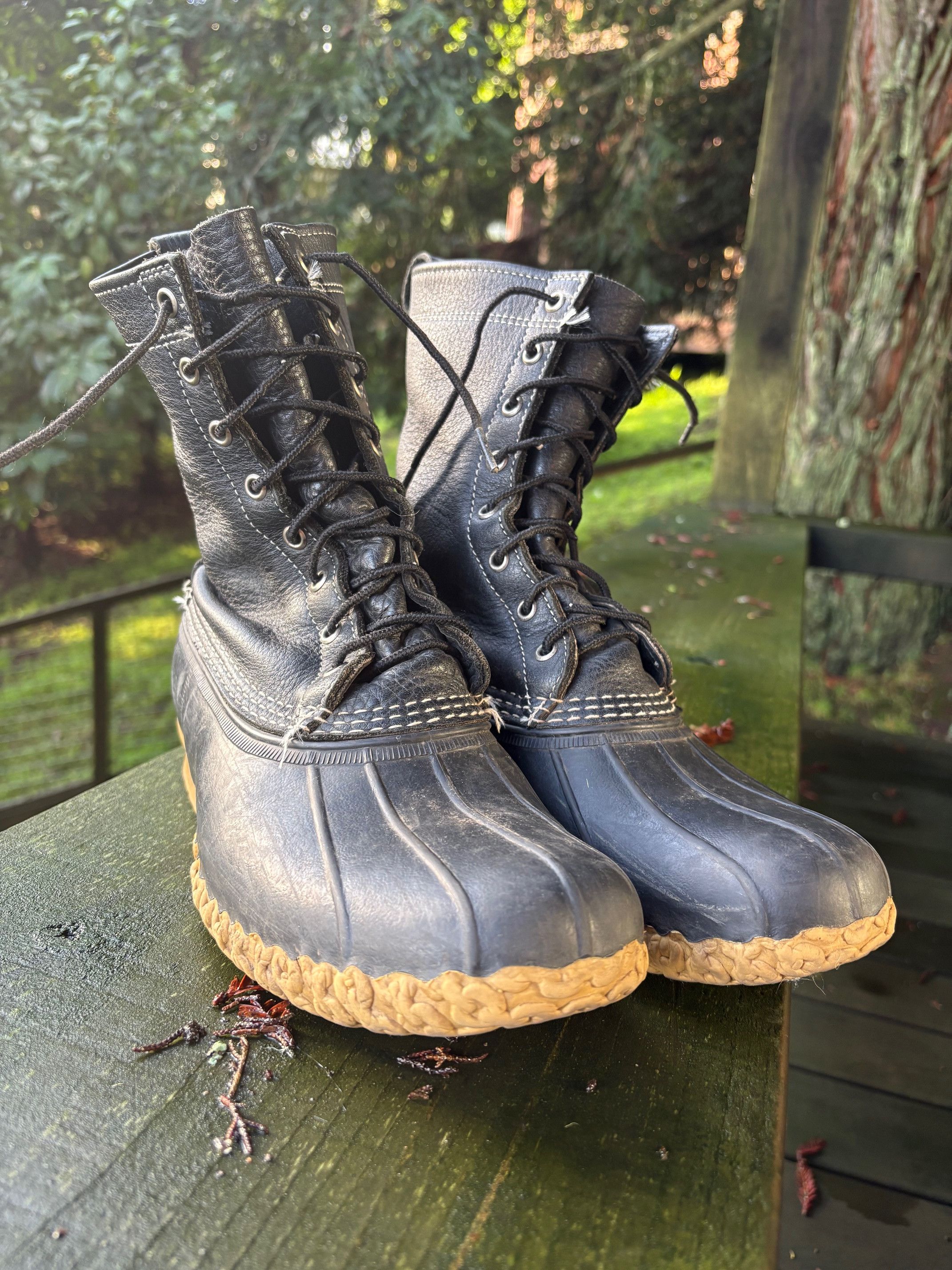 L.L. Bean L.L. Bean - Black Leather Bean Boot Size US 10 / EU 43 - 1 Thumbnail