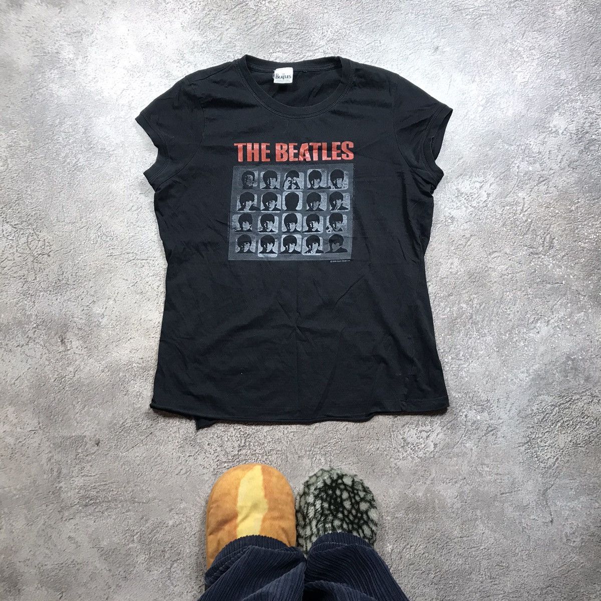 Band Tees VINTAGE BAND TEE THE BEATLES ROCK MUSIC FACES Y2K 90s Size M / US 6-8 / IT 42-44 - 1 Thumbnail
