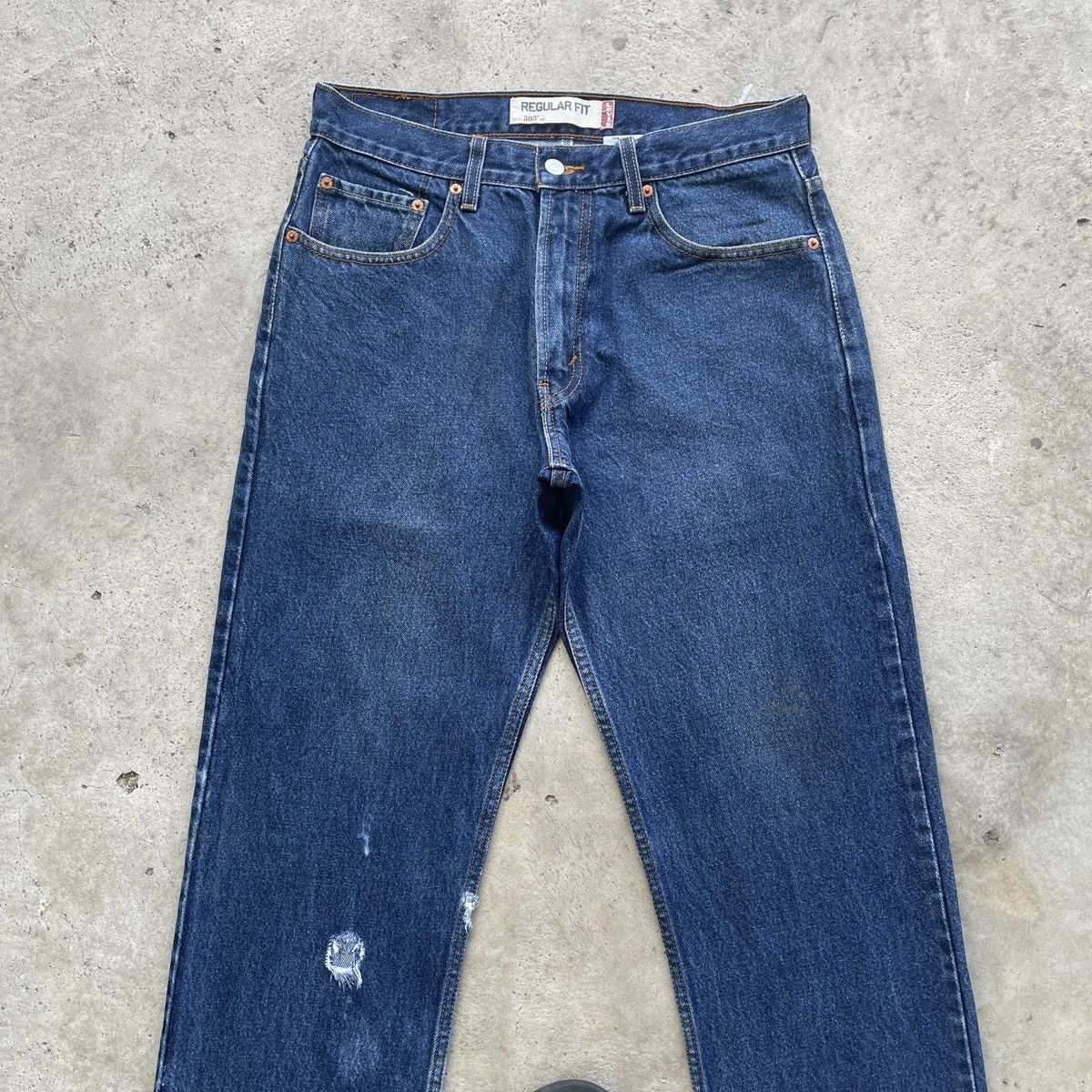 Levi's W32x29 Vintage Levi’s 505 THRASHED Jeans Pants Denim Size US 32 / EU 48 - 3 Thumbnail