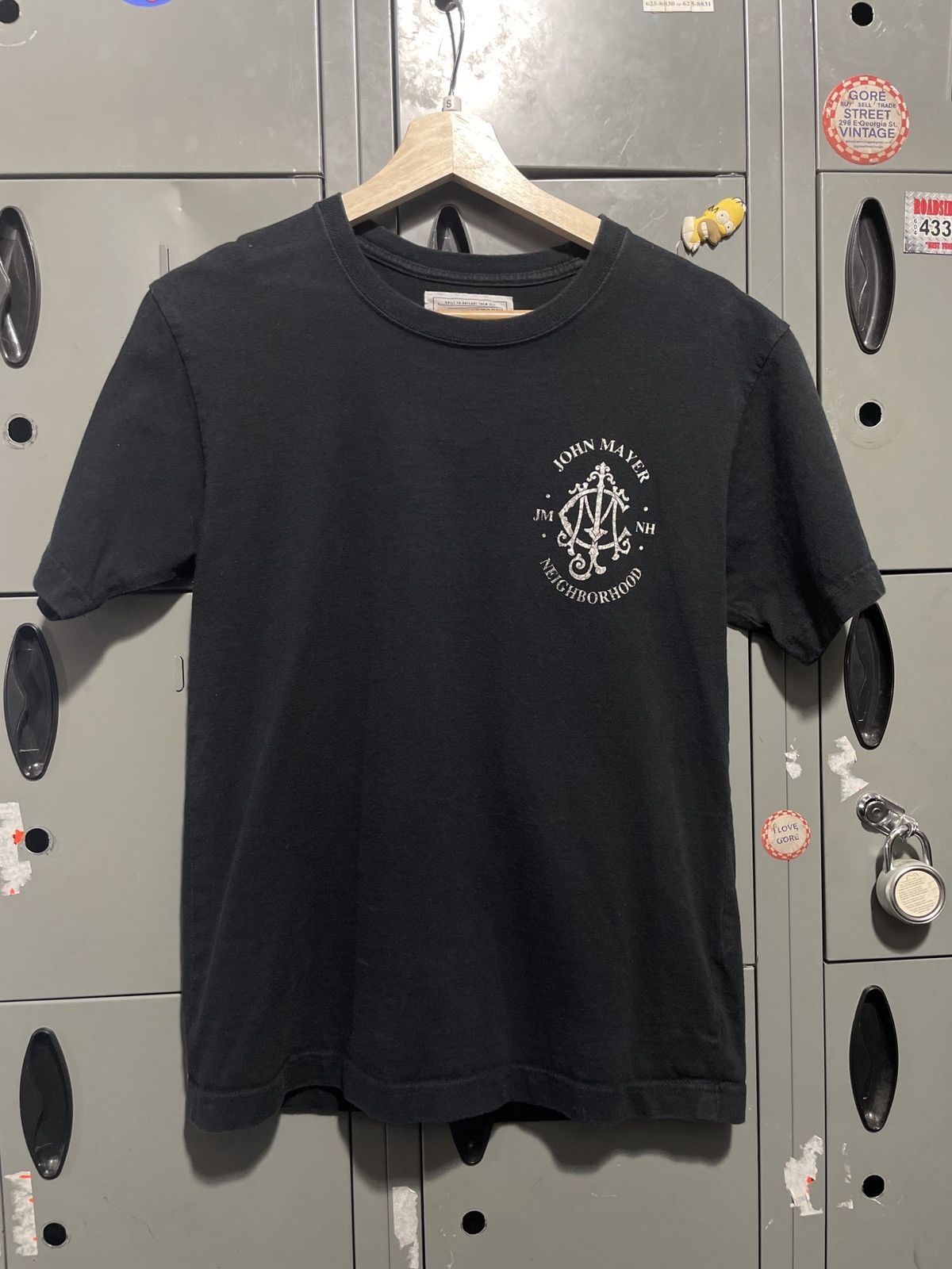Neighborhood John Mayer Neighborhood black logo tee Size US S / EU 44-46 / 1 - 8 Thumbnail