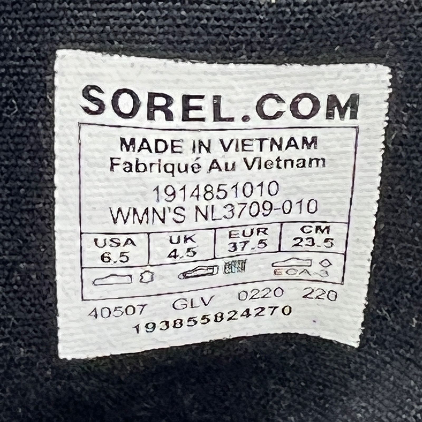 SOREL Sorel Cate Ankle Boots Black Waterproof Black NL3709 Size US 6.5 / EU 39-40 - 3 Thumbnail