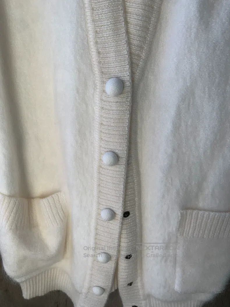 Fendi Fendi White knitted fleece coat Size XXS / US 00 / IT 34 - 4 Thumbnail