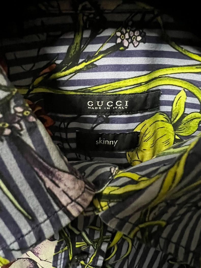 Gucci Gucci Men's Floral Short Sleeve Shirt-2508 Size US S / EU 44-46 / 1 - 4 Thumbnail