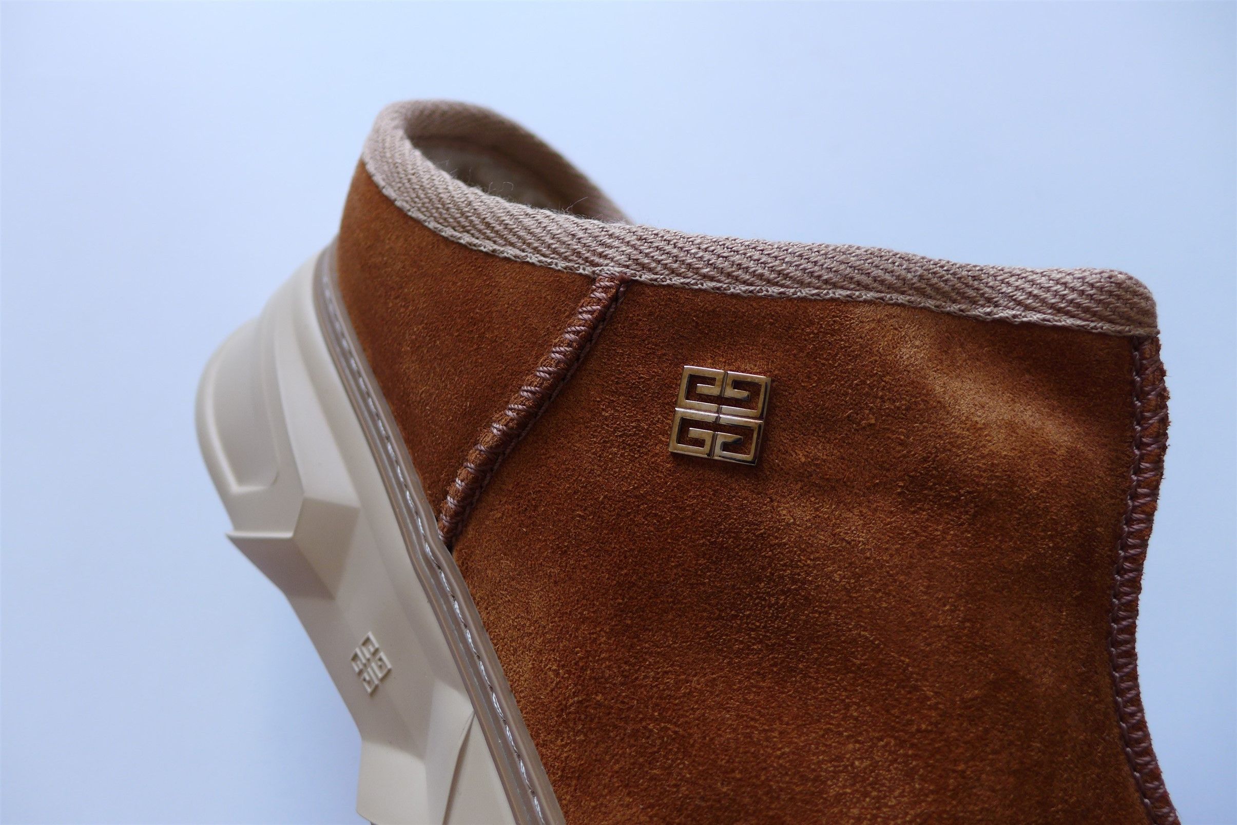Givenchy Givenchy Marshmallow Slippers - Brown Calf Suede Size US 10 / EU 43 - 8 Thumbnail