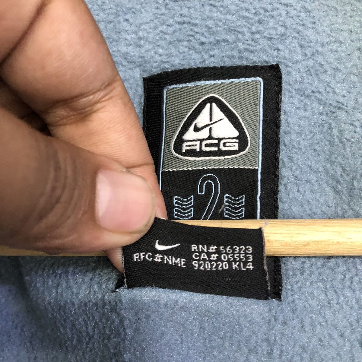 Nike ACG Vintage Nike ACG Polartec Thermal Layer Fleece Jacket Size US XL / EU 56 / 4 - 11 Thumbnail