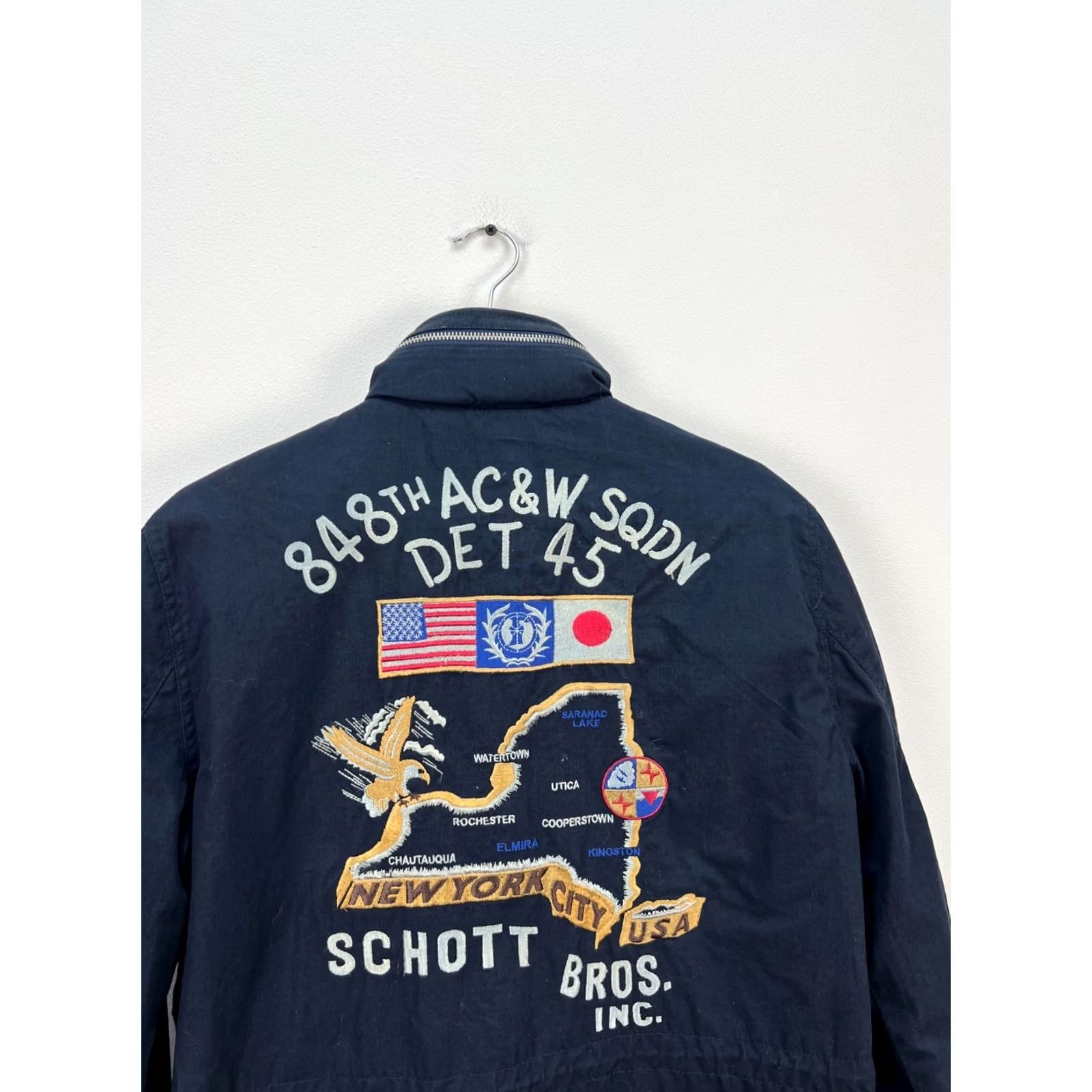 Schott SCHOTT M65 USA Japan Field Jacket Combat Military Size M Navy Jacket Mens Regular Size US M / EU 48-50 / 2 - 3 Thumbnail