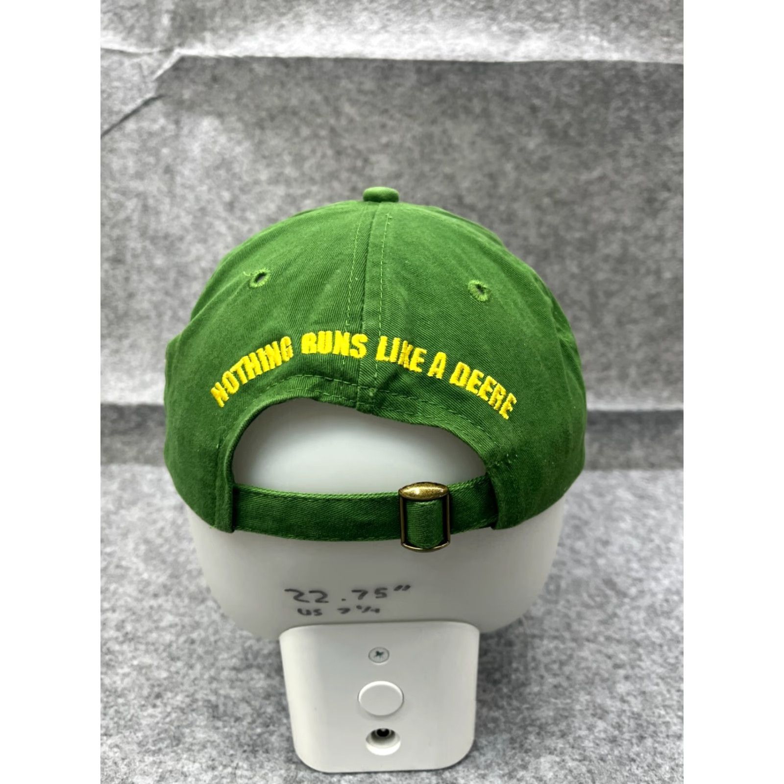 John Deere John Deere Hat Cap Adjustable Green 100% Cotton Adult Mens Baseball Cap Outdoor Agriculture Farm Equipment Twill Cap Size ONE SIZE - 6 Thumbnail