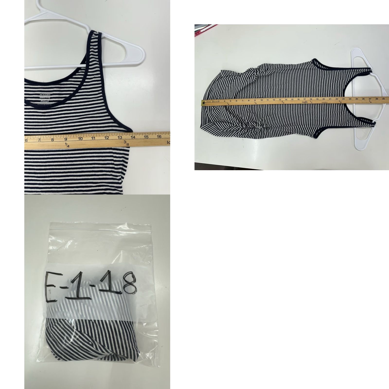Old Navy Old Navy Maternity Tank Top Womens Blue White Stripped Size M Medium Sleeveless Cotton Spandex Knit Casual Easy Care Regular Pullover Scoop Neck Size M / US 6-8 / IT 42-44 - 8 Thumbnail