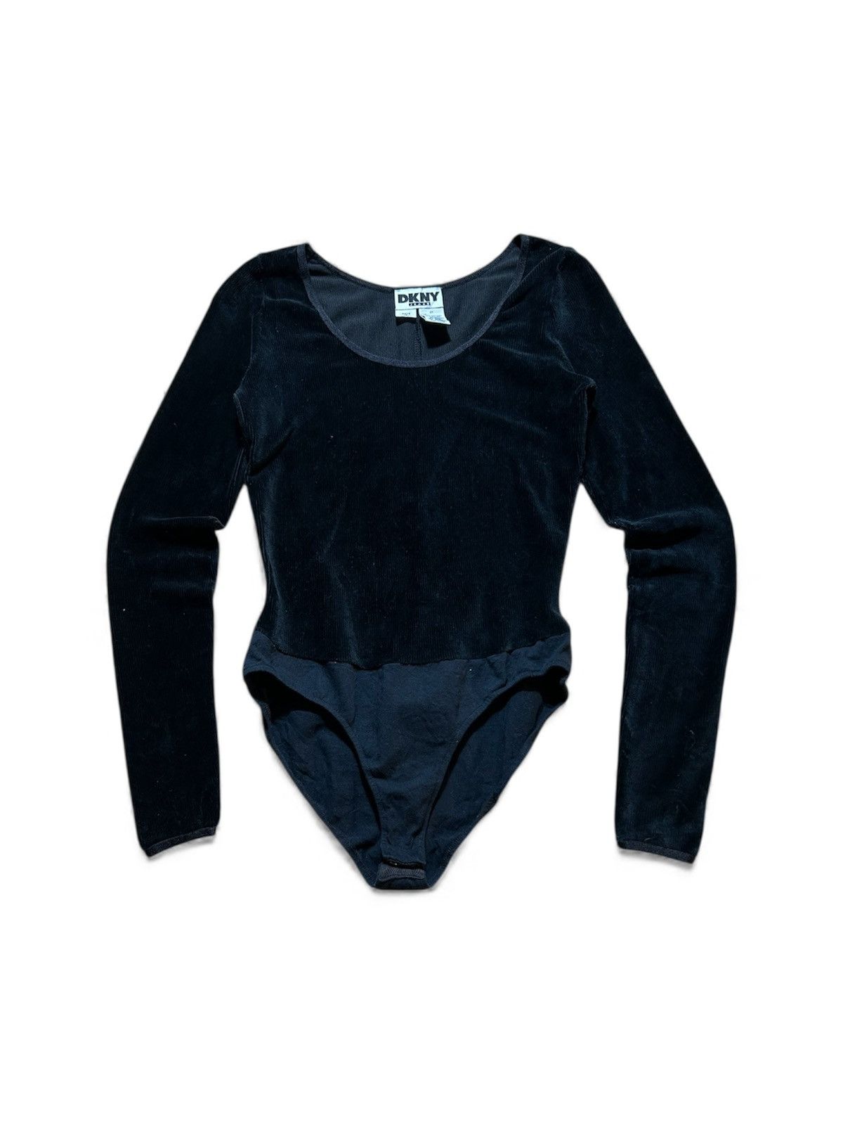 DKNY Vintage DKNY Long Sleeve Bodysuit Size S / US 4 / IT 40 - 1 Thumbnail