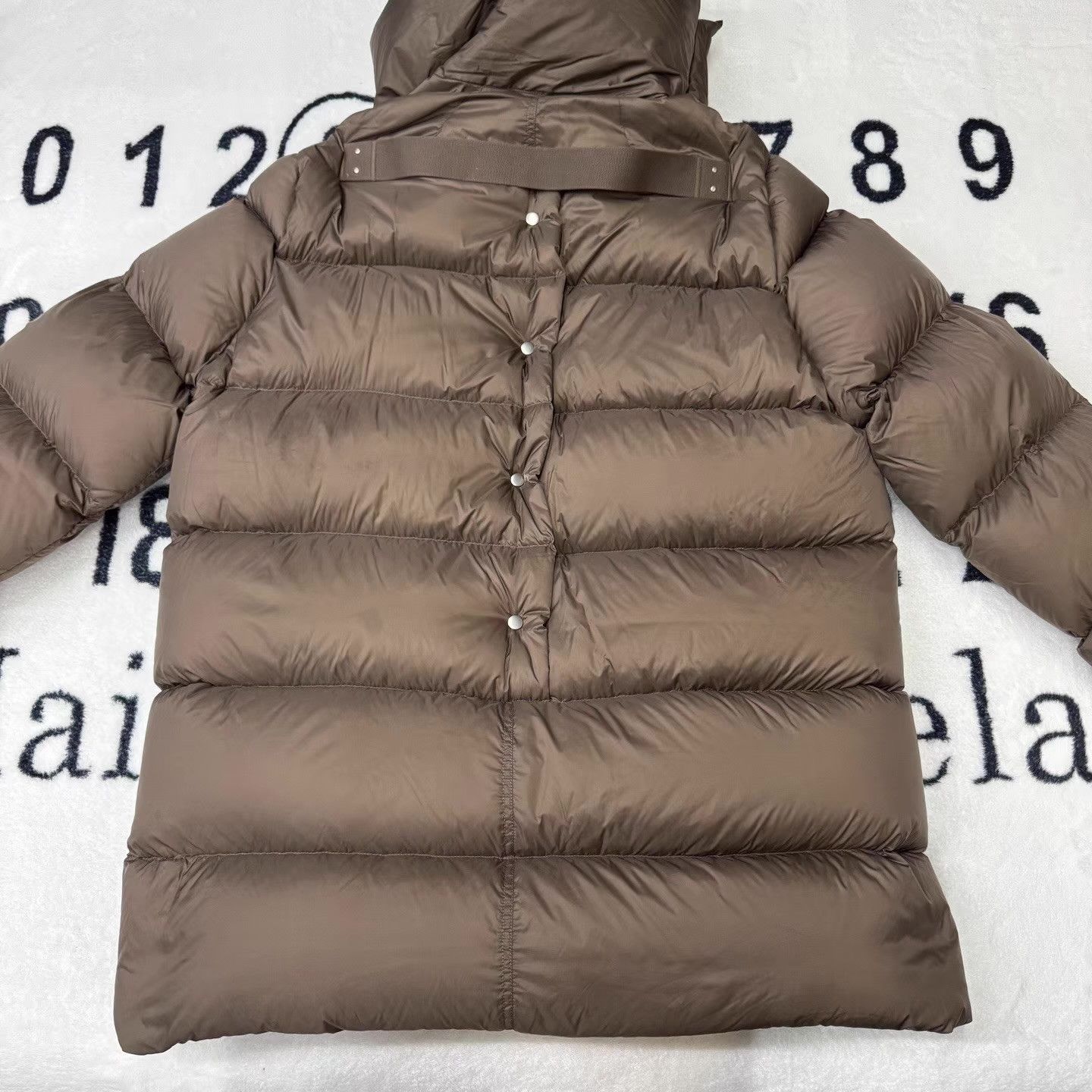 Rick Owens RICK OWENS Chocolate Brown Down Jacket Q10 Size US L / EU 52-54 / 3 - 3 Thumbnail