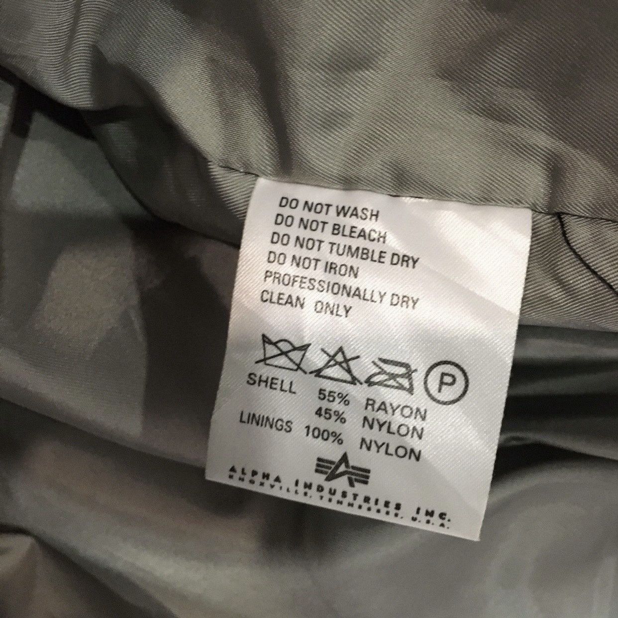 Alpha Industries Vintage 90s Alpha Industries Silver Nylon MA-1 Bomber Jacket Size US M / EU 48-50 / 2 - 7 Thumbnail
