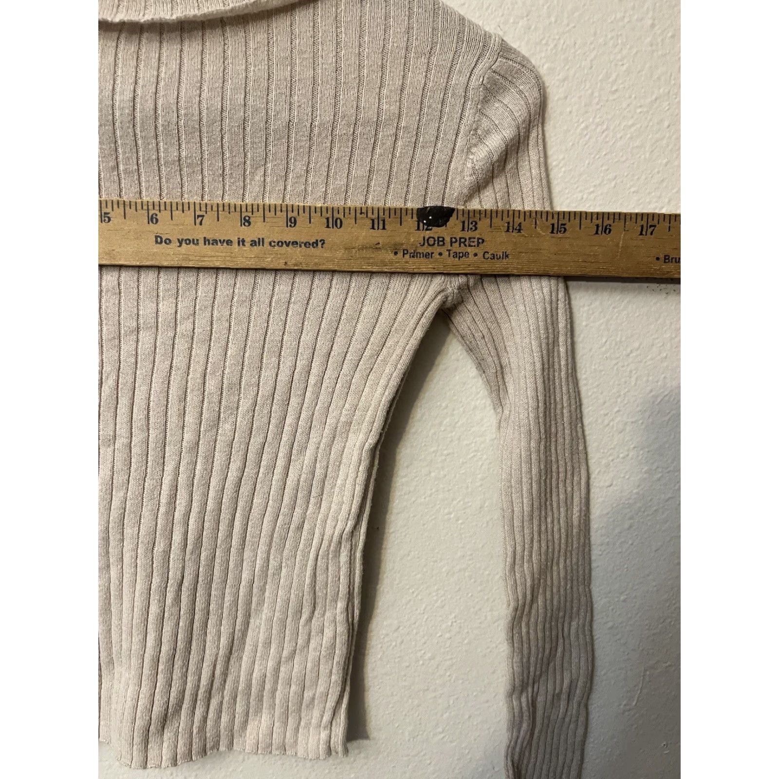 American Eagle Outfitters American Eagle Outfitters Shirt Slim Brown Turtleneck Top Size S Women Fall Long Sleeve Ribbed Knit Pullover Basic 90s City Preppy Style Size S / US 4 / IT 40 - 4 Thumbnail