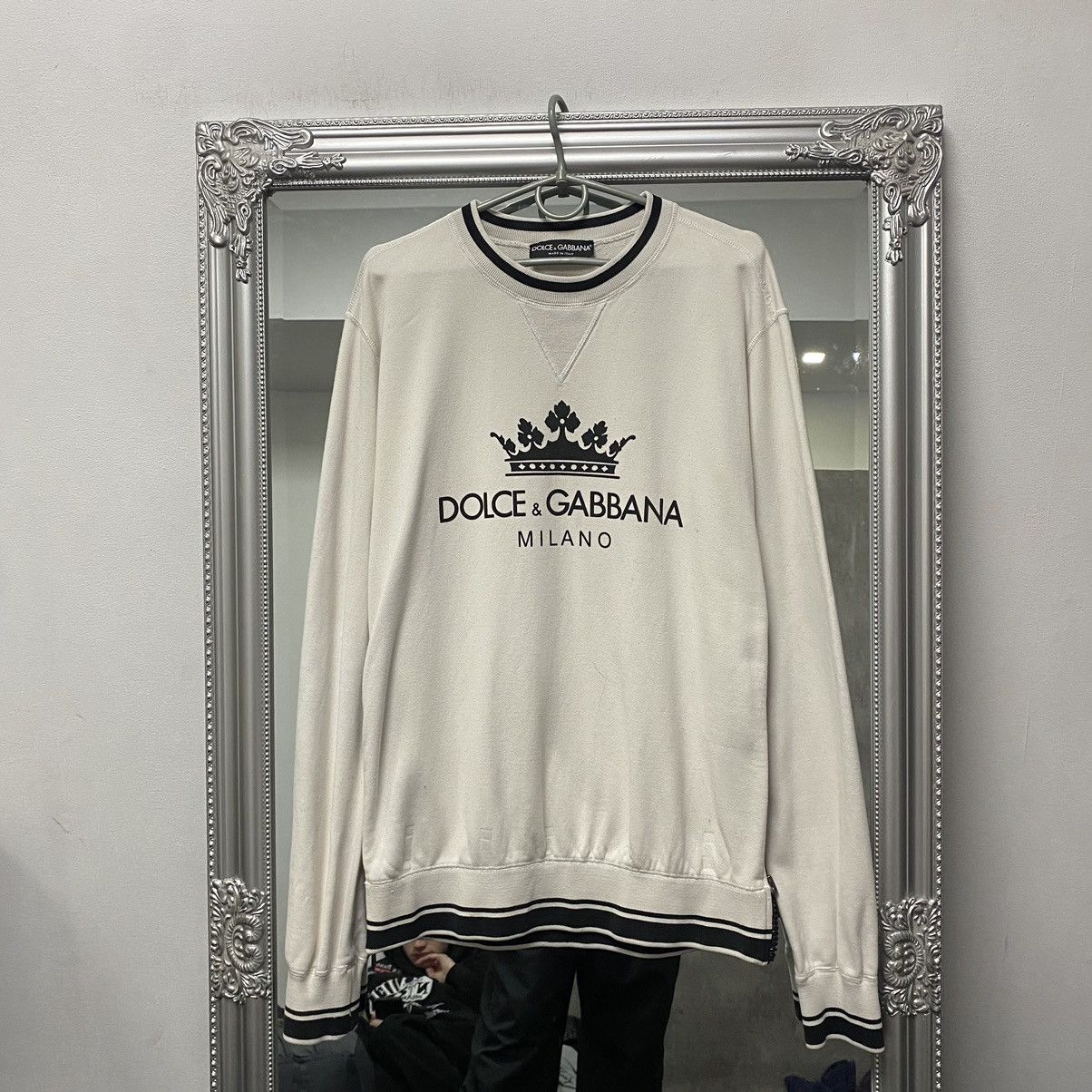 Dolce & Gabbana Rare Dolce & Gabbana sweatshirt big logo milano Size US M / EU 48-50 / 2 - 1 Thumbnail