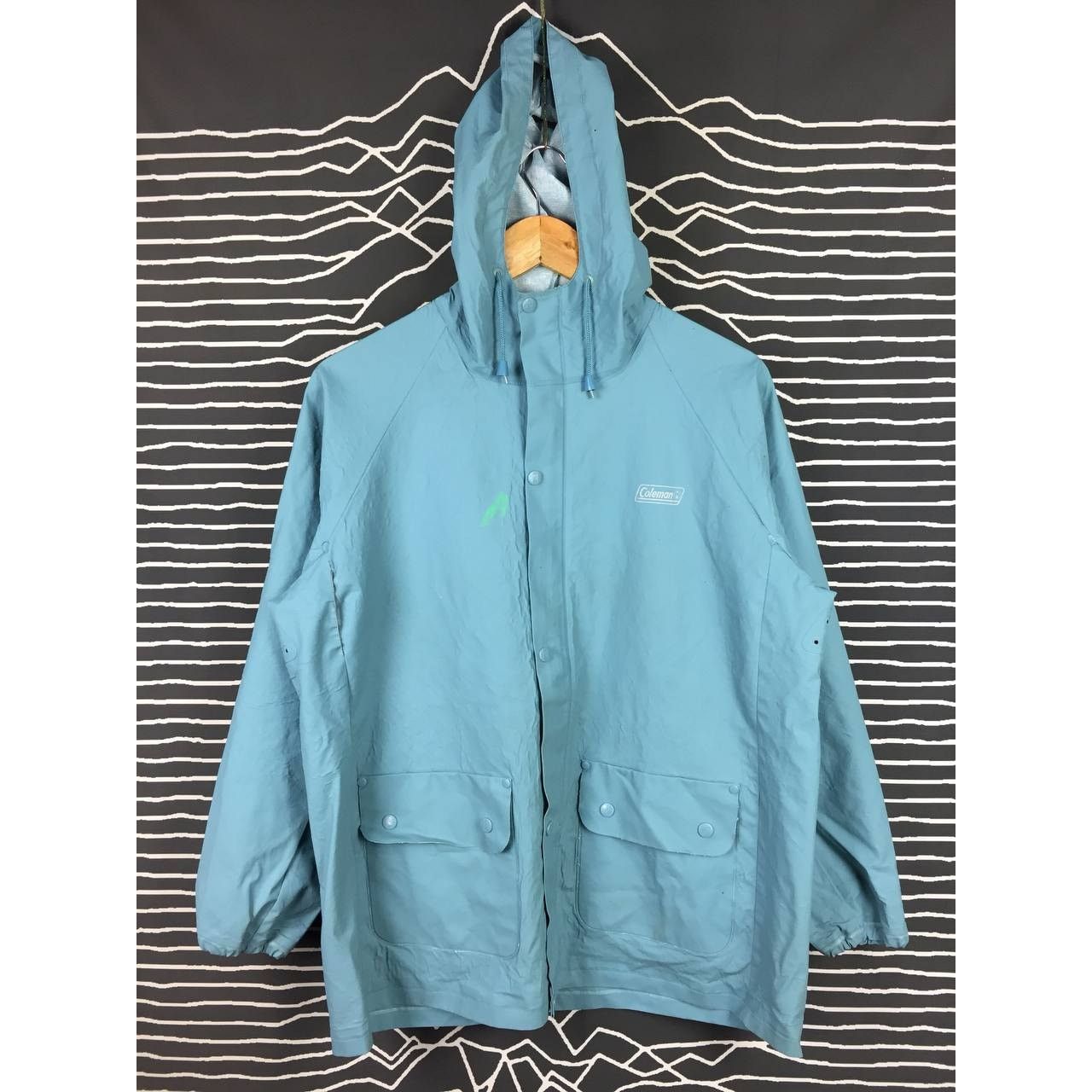 Coleman × Vintage Coleman Outdoor Workwear Rain Shell Jacket Size US M / EU 48-50 / 2 - 3 Thumbnail