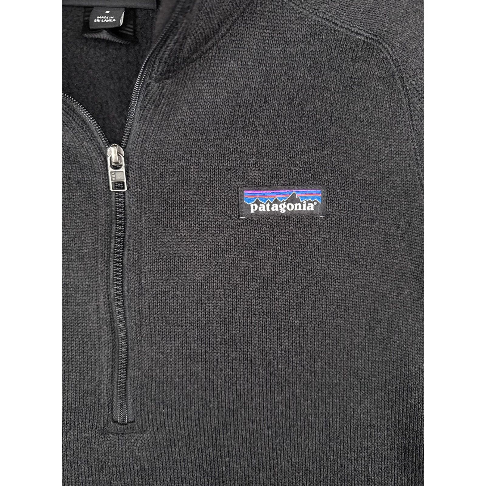 Patagonia Patagonia Sweater Womens Small Black 1/4 Zip Better Sweater Pullover FA21 25618 Size S / US 4 / IT 40 - 6 Thumbnail