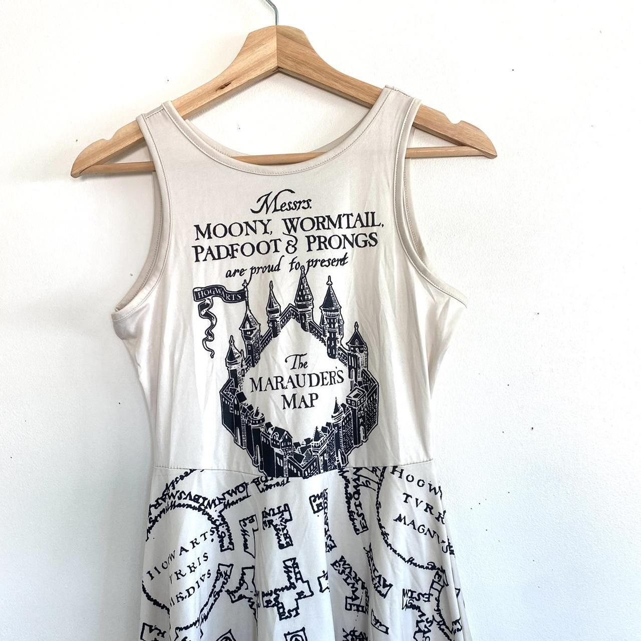 Other HARRY POTTER WOMENS SIZE XS CREAM BLACK MINI DRESS Size XS / US 0-2 / IT 36-38 - 3 Thumbnail