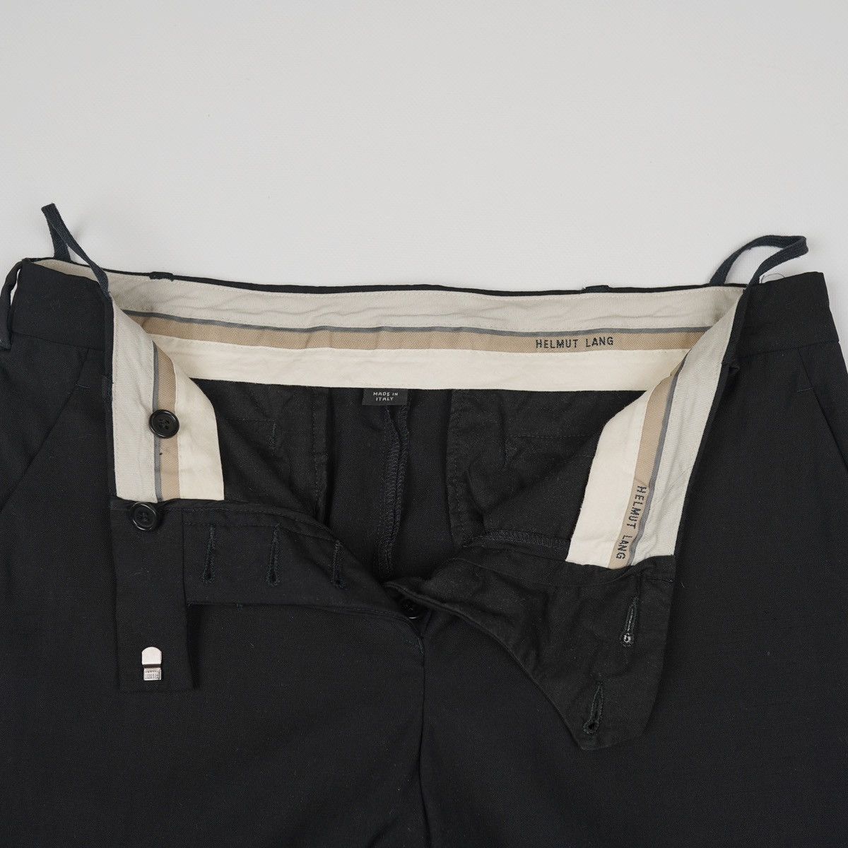 Helmut Lang Helmut Lang Vintage Wool Dress Pants Trousers Black Size 30" / US 8 / IT 44 - 8 Thumbnail