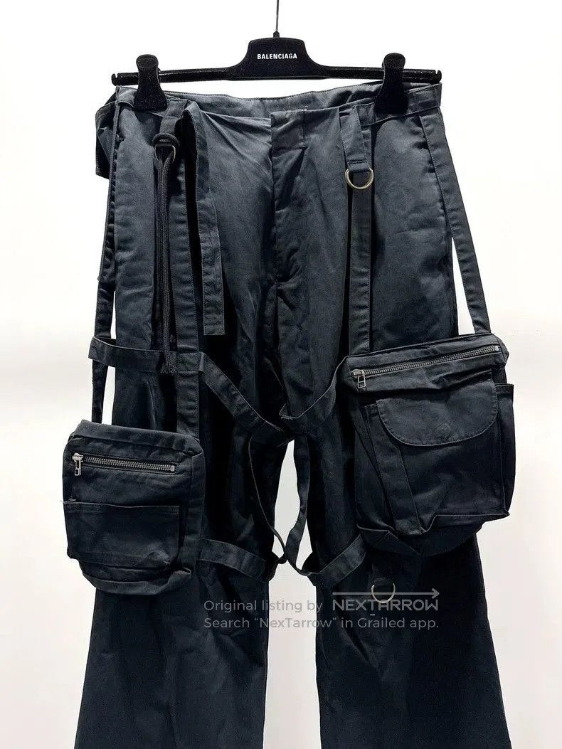 Raf Simons Hemostatic pants, strap pants-