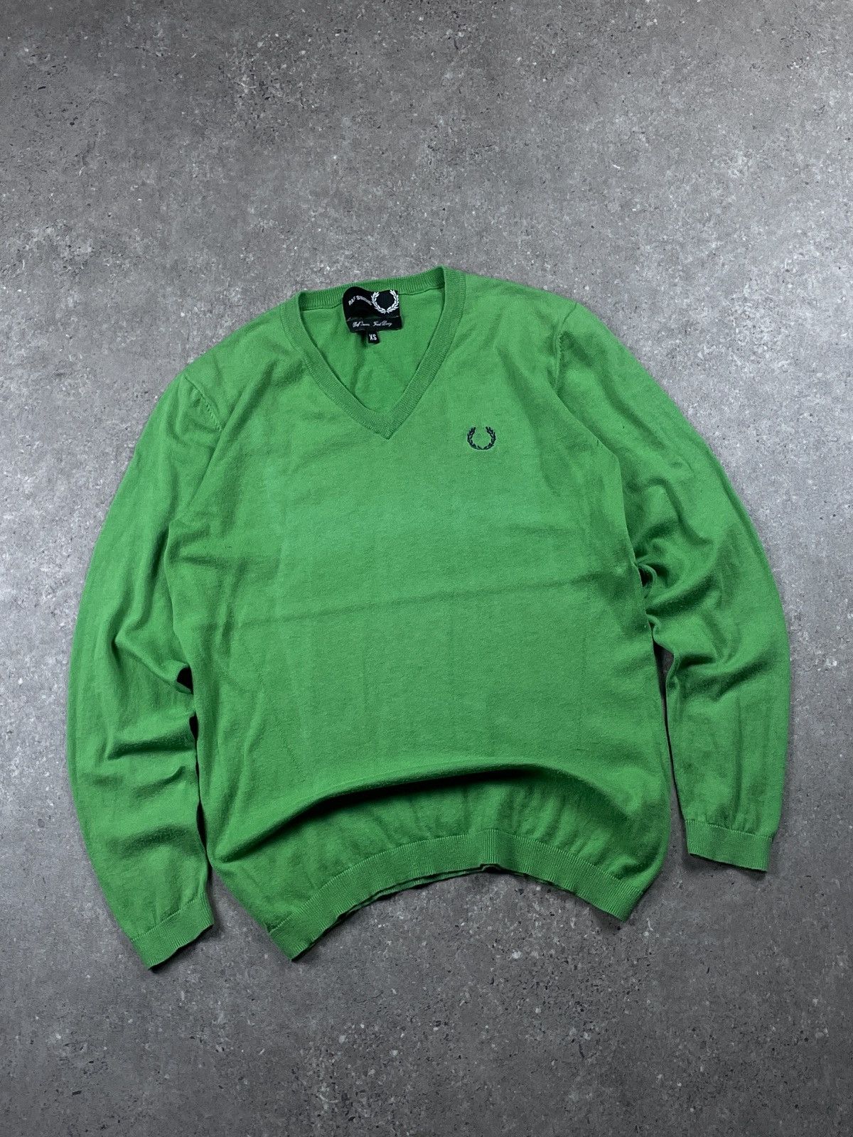 Fred Perry × Raf Simons Raf simons x fred perry archive V-Neck Sweater Size US S / EU 44-46 / 1 - 1 Thumbnail