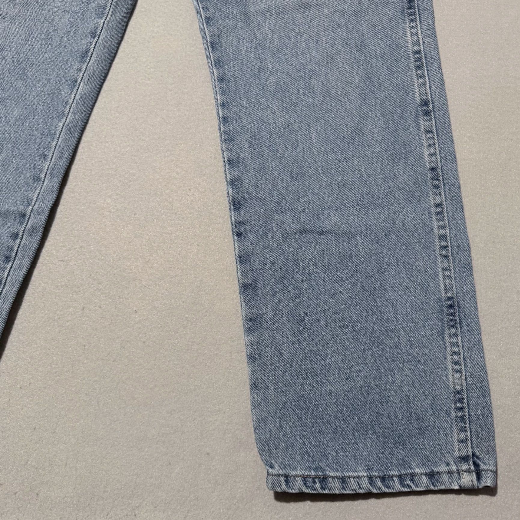 Denime Rustler Jeans Men Denim Light Wash 5-Pocket Pockets Regular Straight Zip Fly 36x30 Blue Jeans Size US 36 / EU 52 - 6 Thumbnail