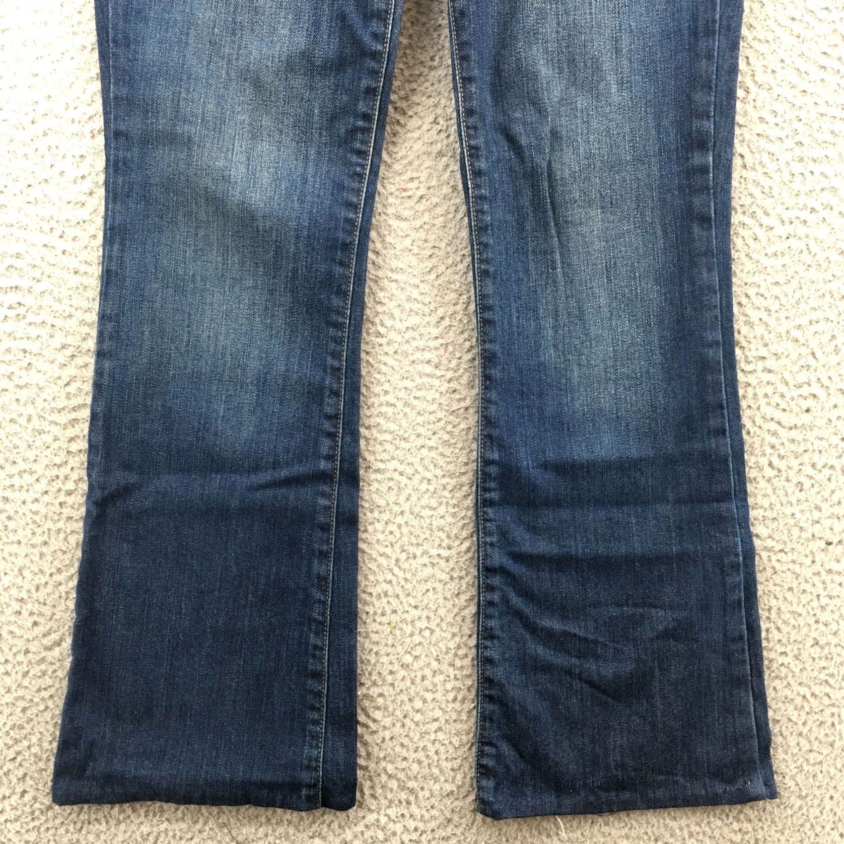Calvin Klein Calvin Klein Jeans Bootcut Womens 27 Regular Blue Denim Zip Pants 5-Pocket Classic Modern California CK Size 27" / US 4 / IT 40 - 6 Thumbnail