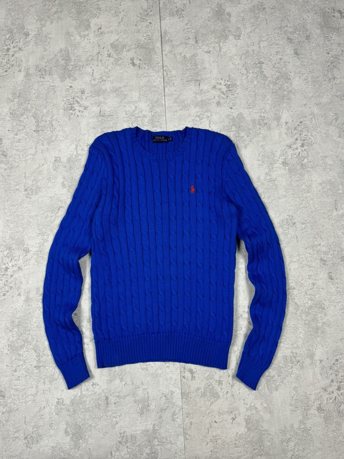 Polo Ralph Lauren Polo Ralph Lauren Women Cable Knit Sweater Crew Neck Size L Size L / US 10 / IT 46 - 2 Thumbnail