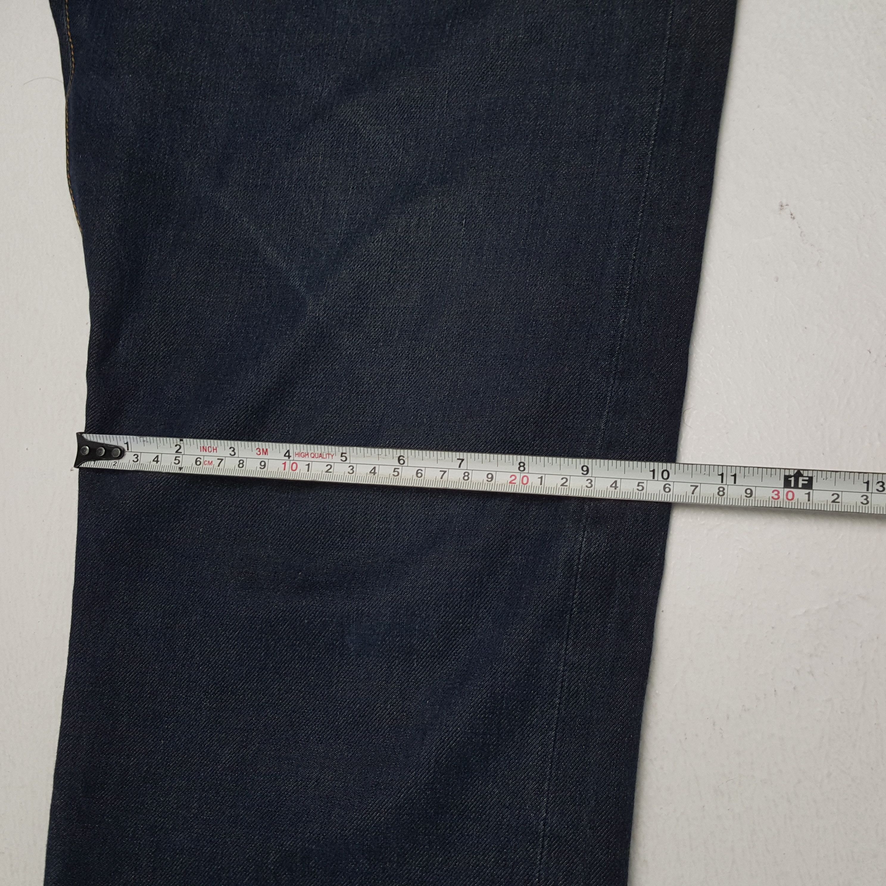 Evisu EVISU Japanese Brand Streetwear Fashion Rare Design Jeans Size US 31 - 10 Thumbnail