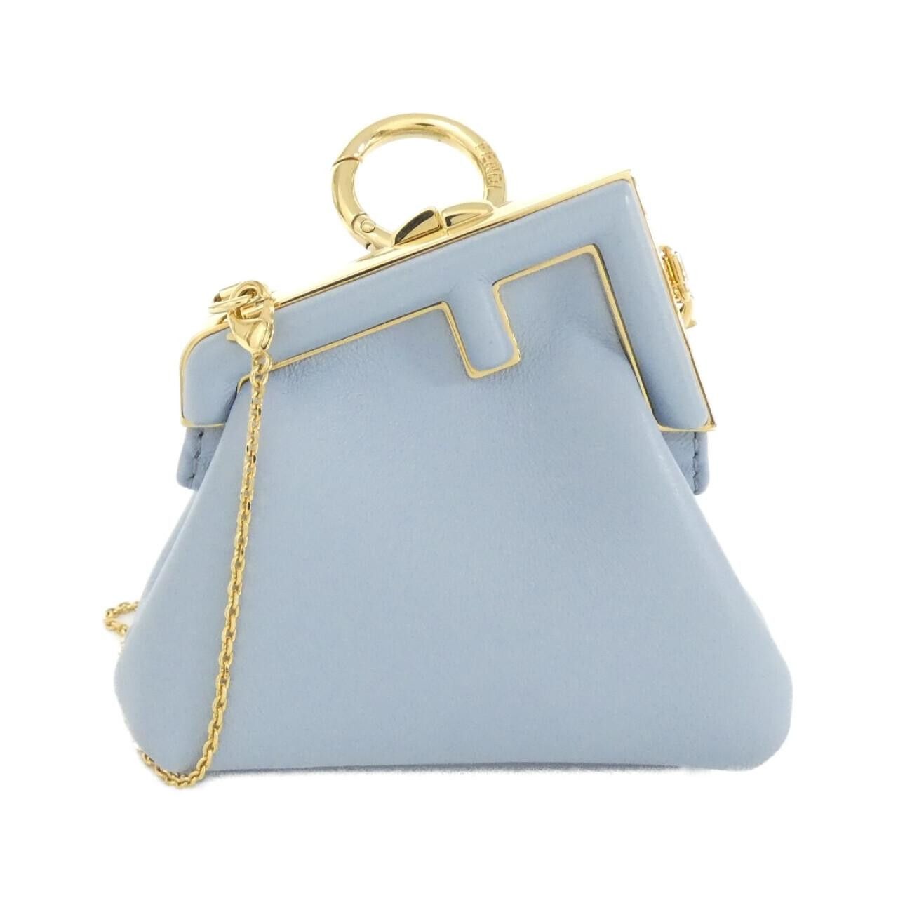 Fendi Fendi Fendi Nano Fendi First Lamb Key Holder Leather Charm 7AS051 ABVE DUTY FREE for USA Size ONE SIZE - 1 Thumbnail
