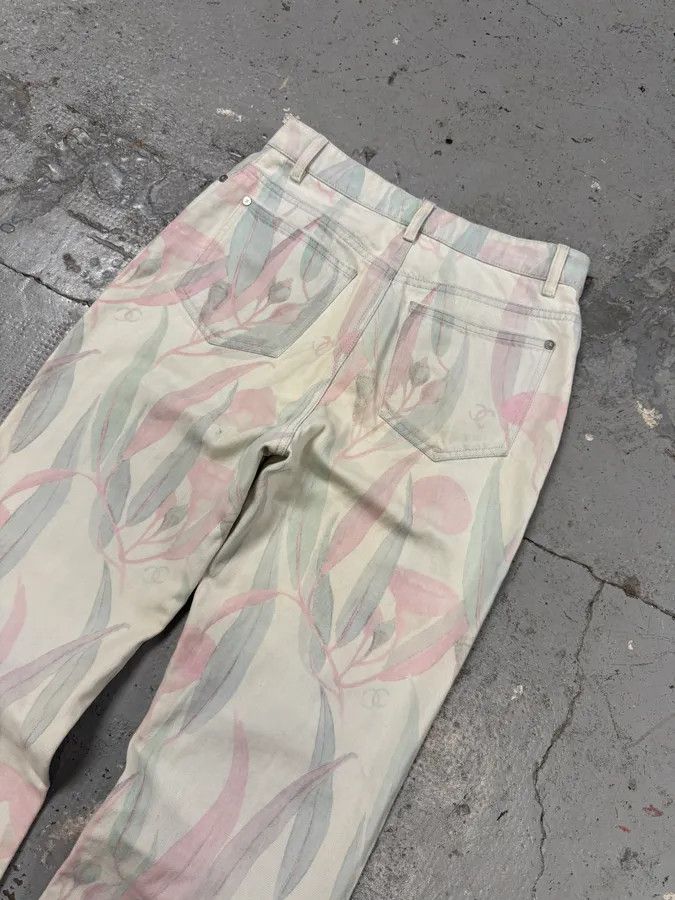 Chanel Chanel Flowers Pink Easter Pants Size 25" / US 0 / IT 36 - 6 Thumbnail