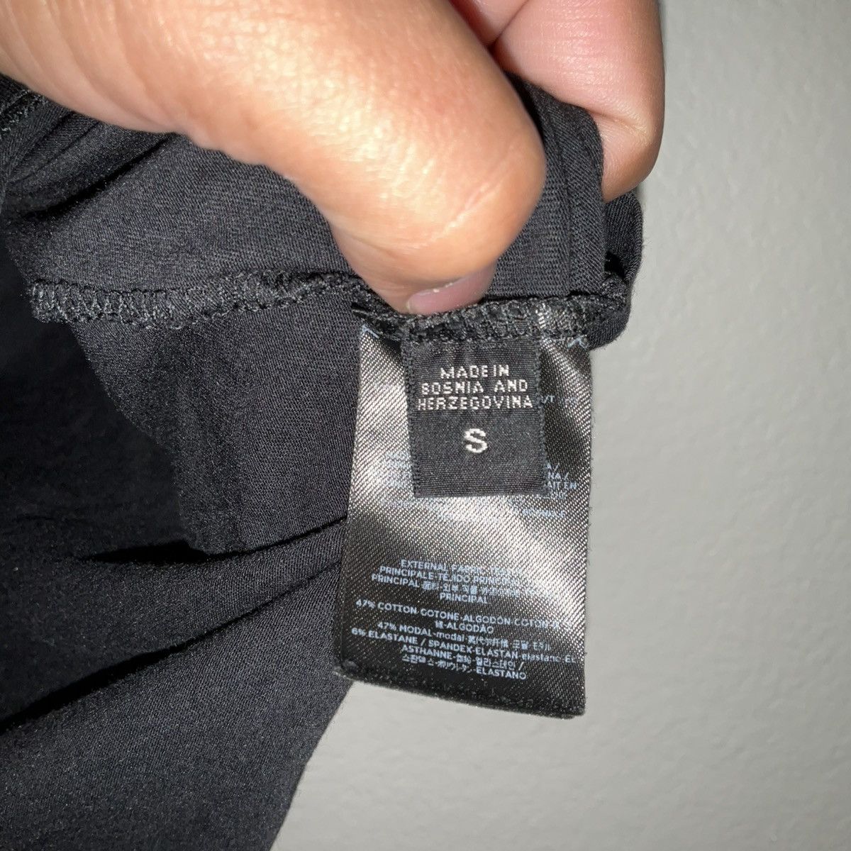 Tom Ford Tom Ford Black Cotton blend T-shirt Size US S / EU 44-46 / 1 - 5 Thumbnail