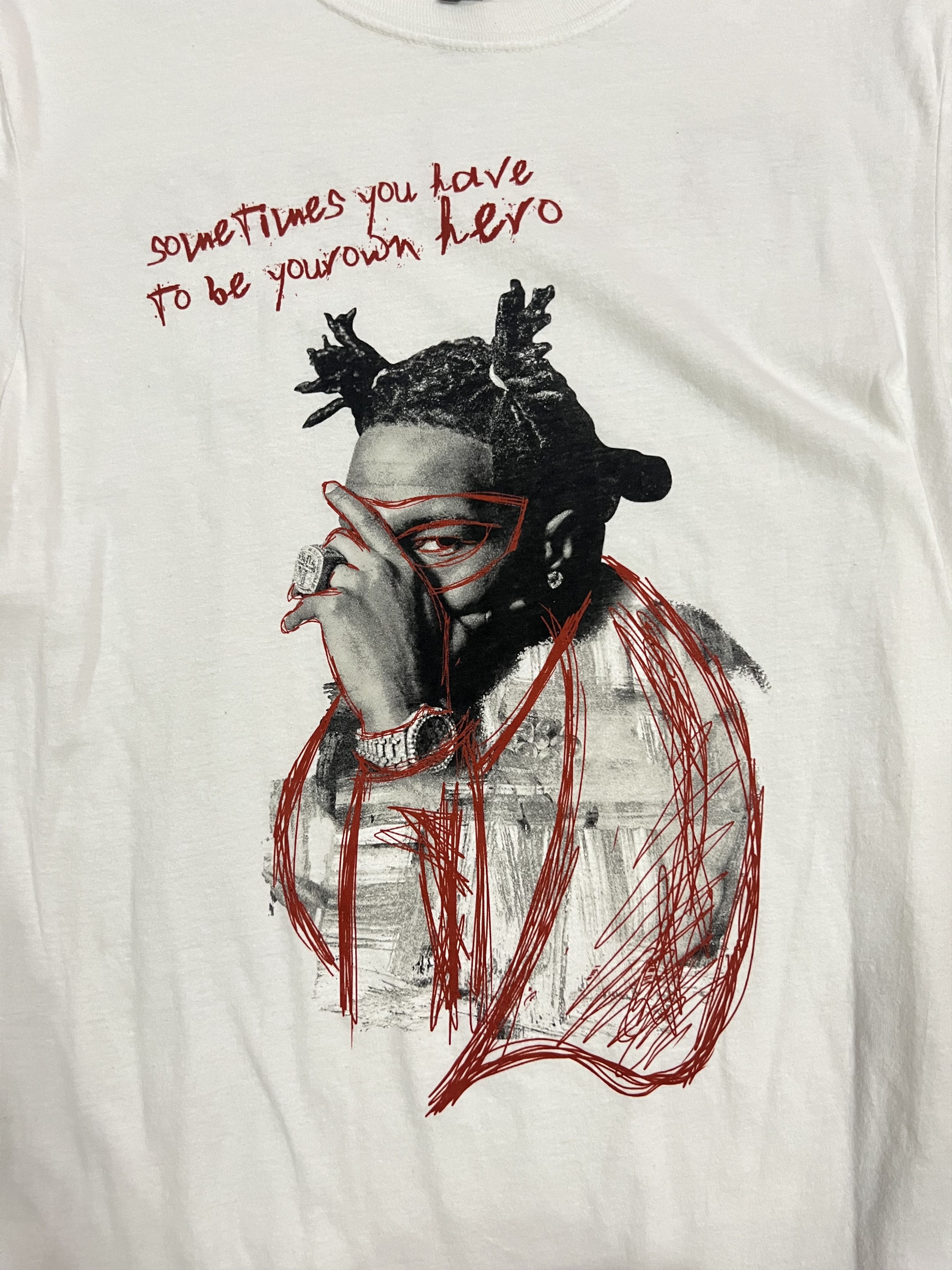 Other Lil Baby Tour Merch Graphic T shirt White Size Medium Size US S / EU 44-46 / 1 - 4 Thumbnail