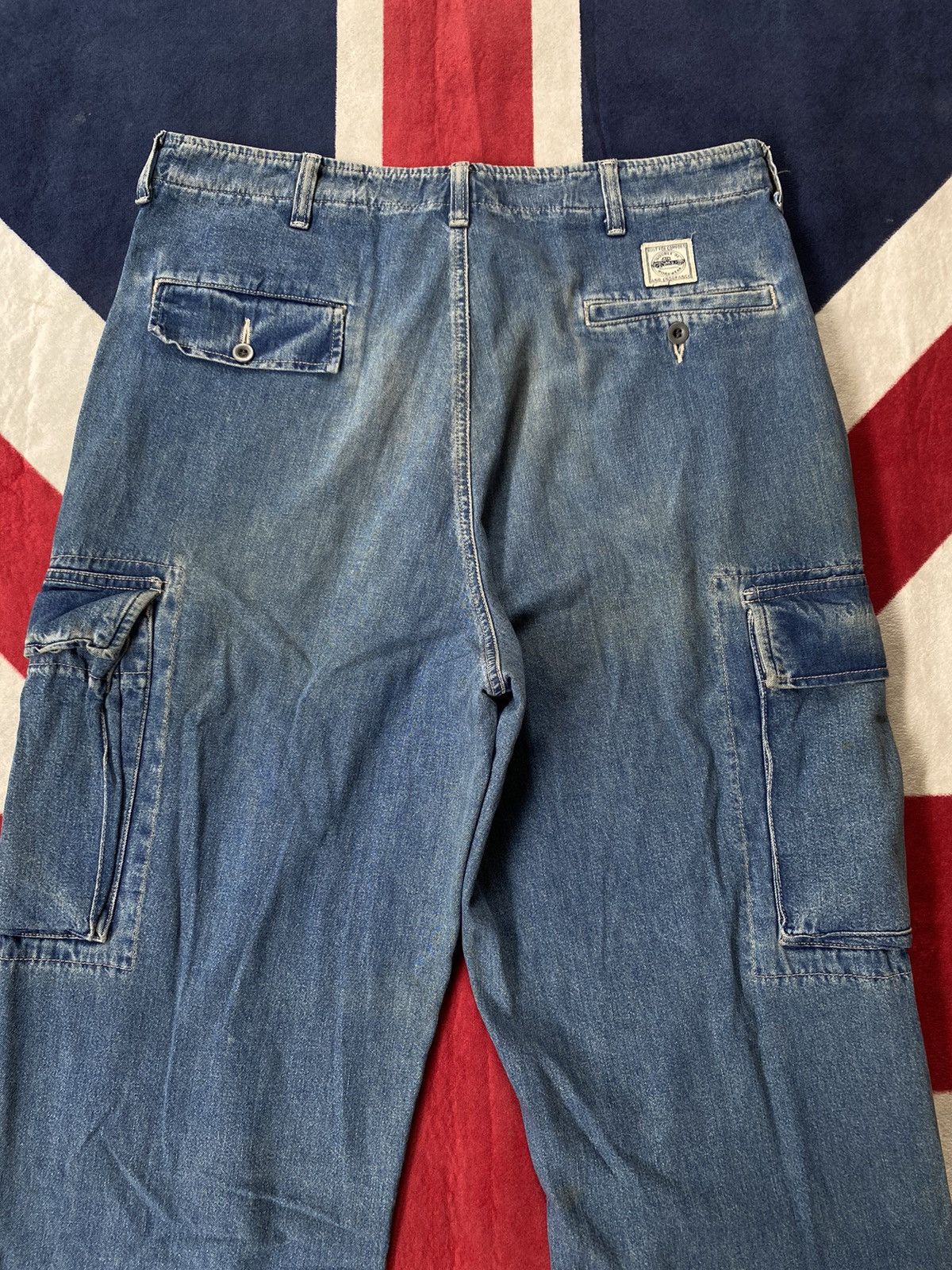 Polo Ralph Lauren × Vintage Polo Ralph Lauren Duble RL Vintage Cargo Denim Pants Size US 32 / EU 48 - 5 Thumbnail