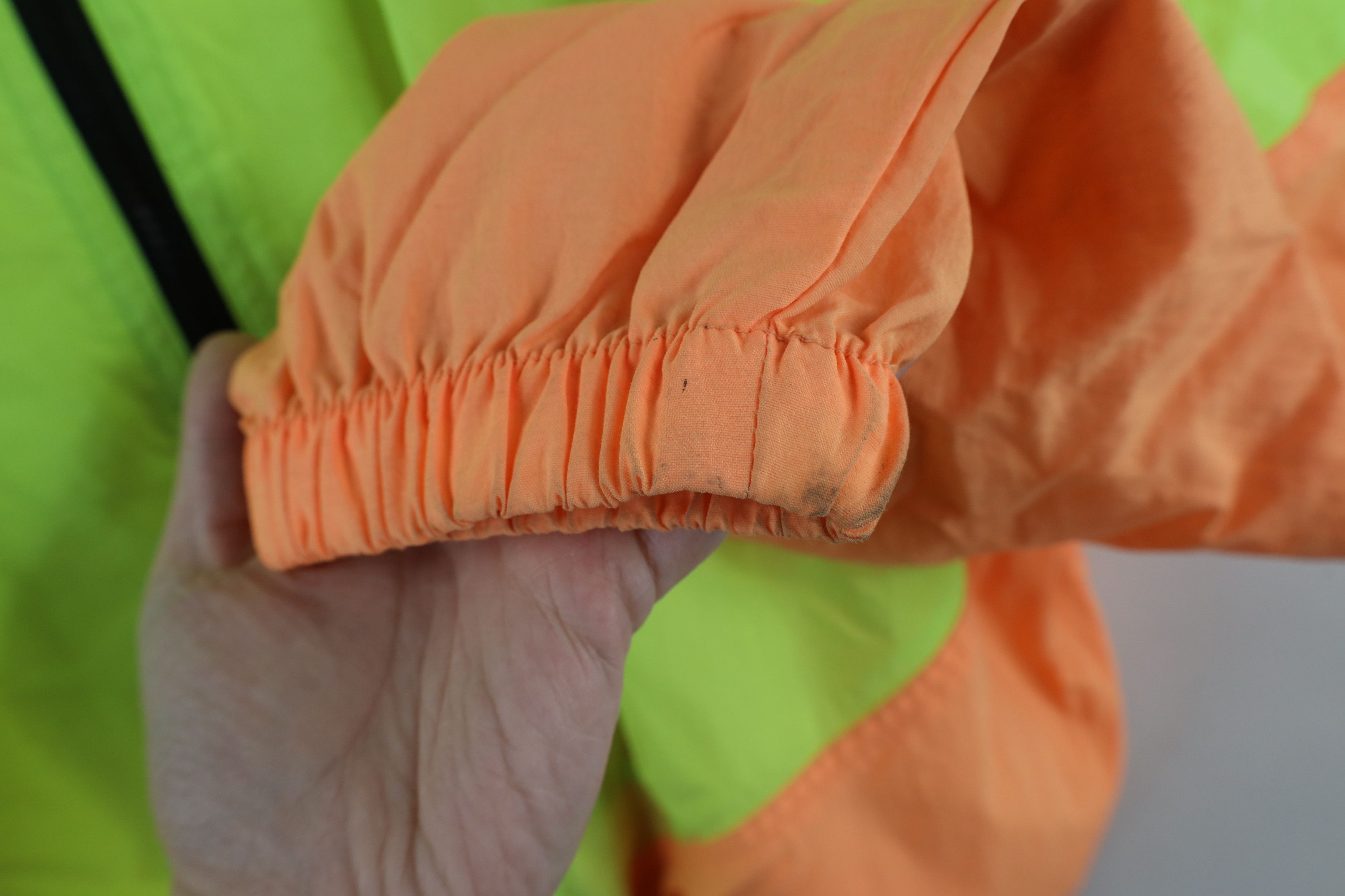 Ocean Pacific × Vintage Vintage 90s Ocean Pacific Surf Block Neon Windbreaker Jacket Size US XL / EU 56 / 4 - 11 Thumbnail
