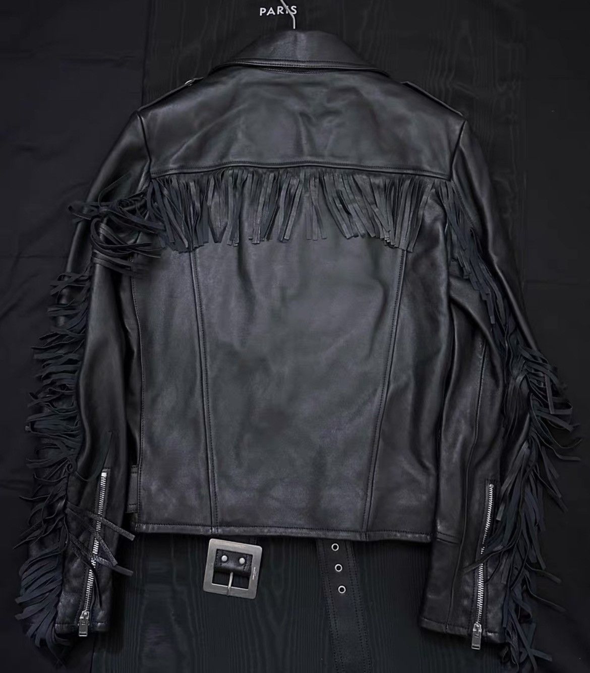 Saint Laurent Paris Saint Laurent L01 Tasseled leather jacket Size US S / EU 44-46 / 1 - 2 Thumbnail