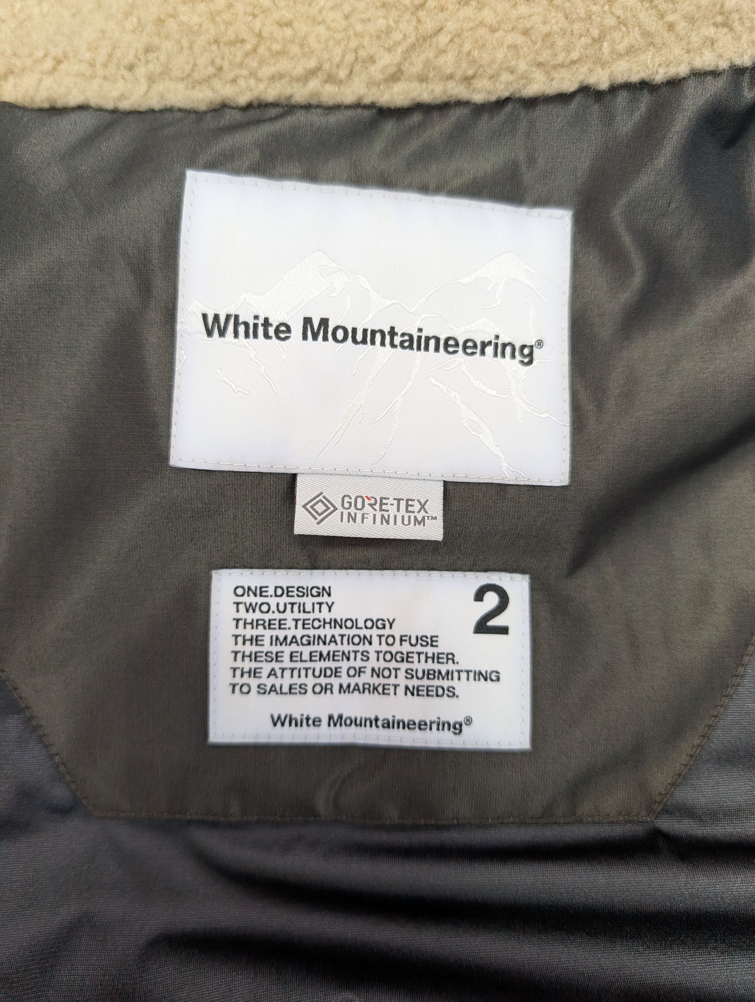 White Mountaineering GORE-TEX Infinitum with Stitched Quilted Boa Jacket Size US M / EU 48-50 / 2 - 7 Thumbnail