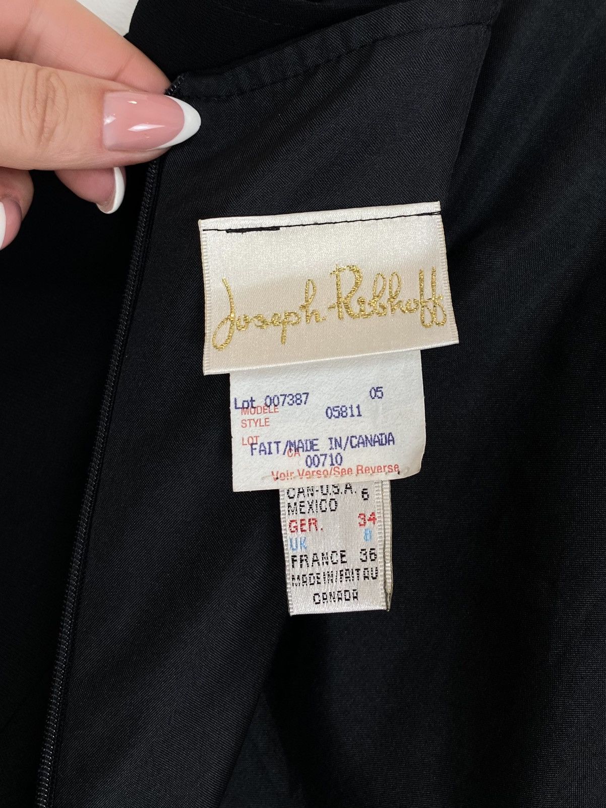 Joseph Ribkoff Vintage Joseph Ribkoff Polyester Dress Women’s Size UK8 Top Size S / US 4 / IT 40 - 8 Thumbnail