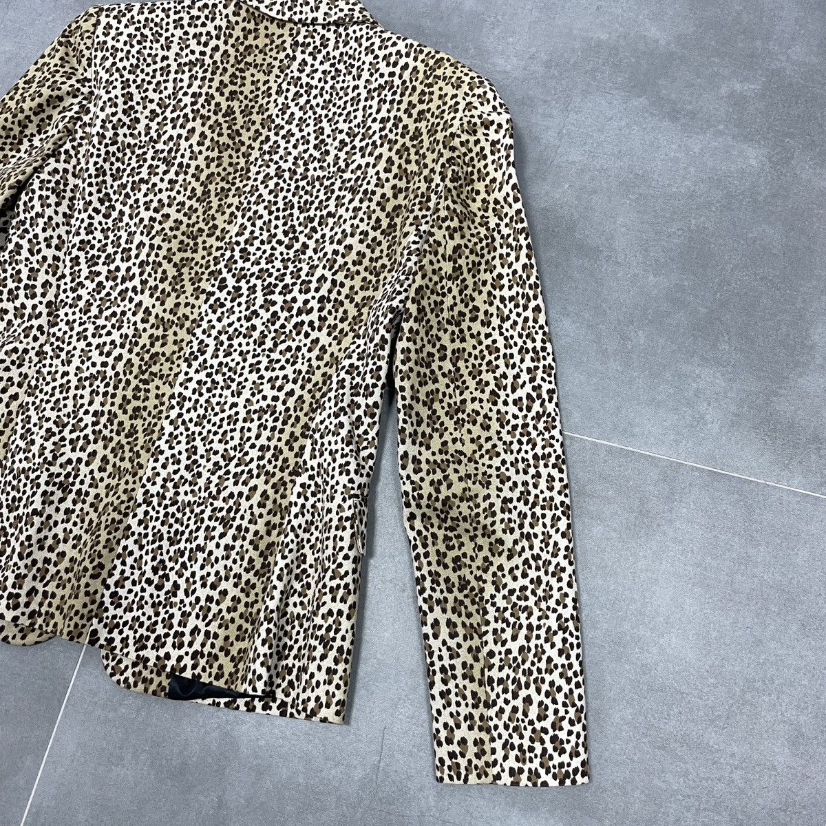 Moschino Moschino Jeans Leopard Print Women Blazer Size S Size S / US 4 / IT 40 - 22 Thumbnail