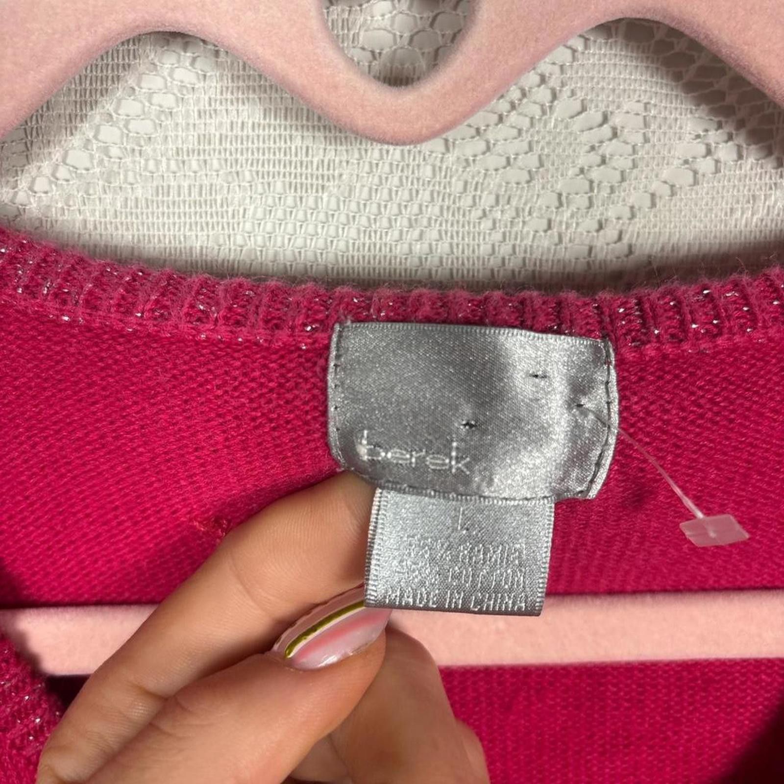 Other Women's Pink and Multi Jumper Size L / US 10 / IT 46 - 6 Thumbnail