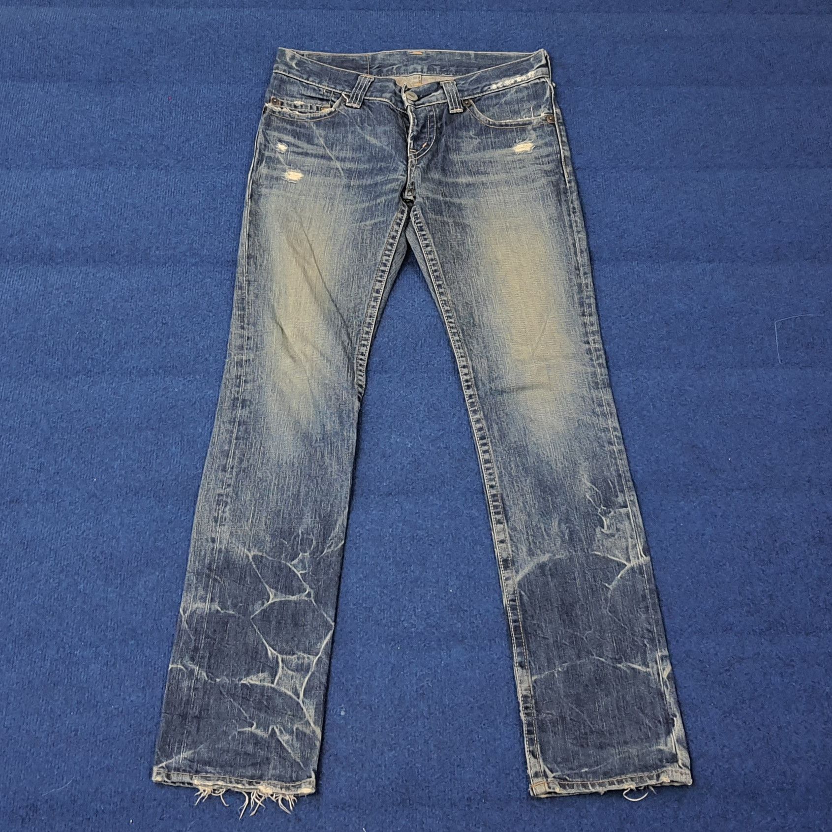 Hysteric Glamour Vintage Hysteric Glamour Kinky Custom Logo Jeans C258N12 Size 31" - 4 Thumbnail