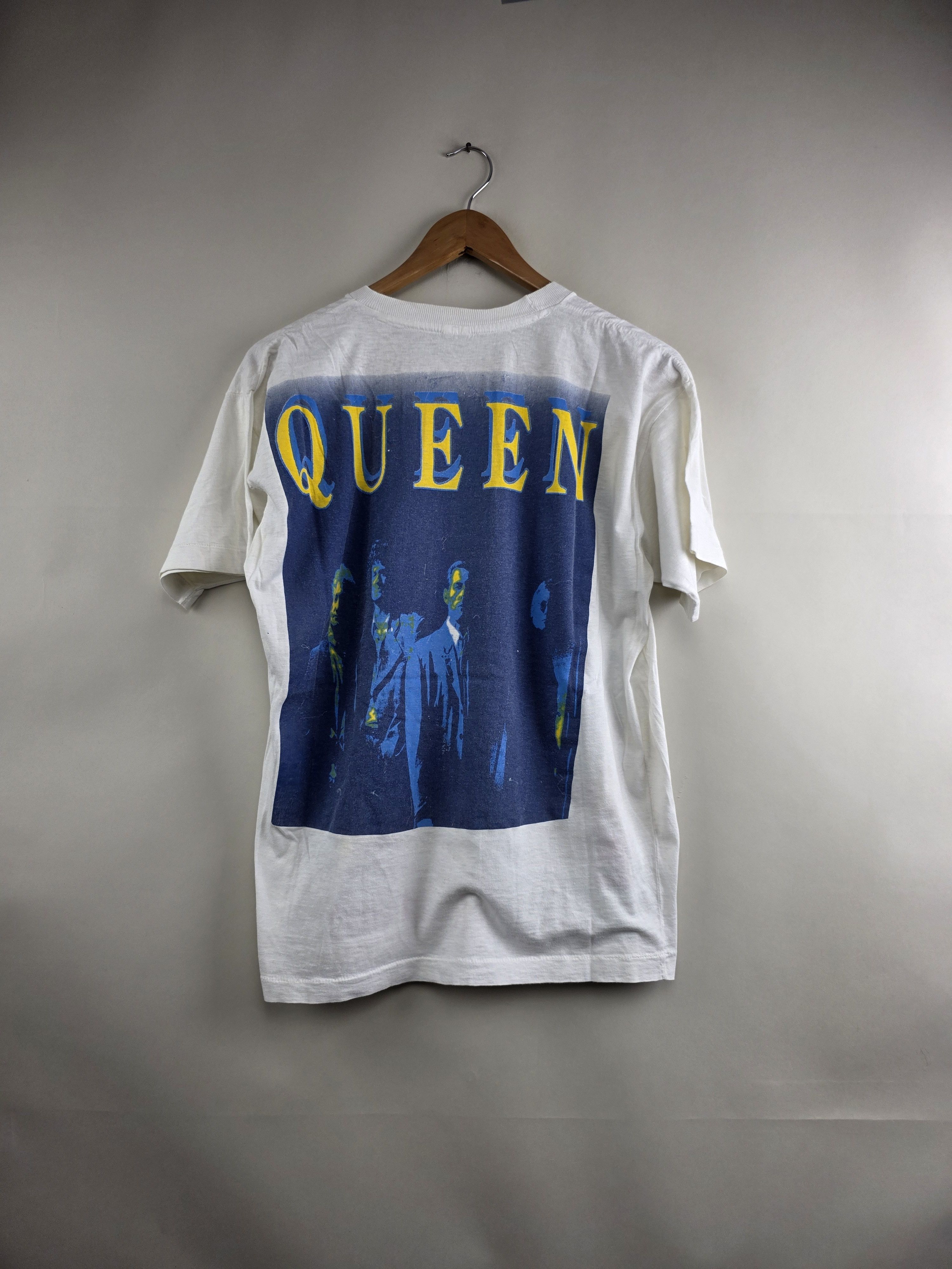 Band Tees × Vintage 90s Queen Freddie Mercury Mr. Bad Guy L 21" 26" Size US L / EU 52-54 / 3 - 7 Thumbnail